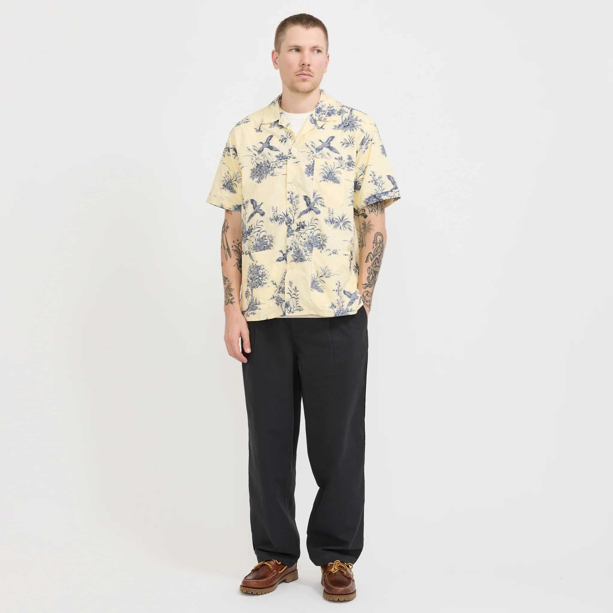 Beach Shirt Cut Jacquard Cream - Image 6
