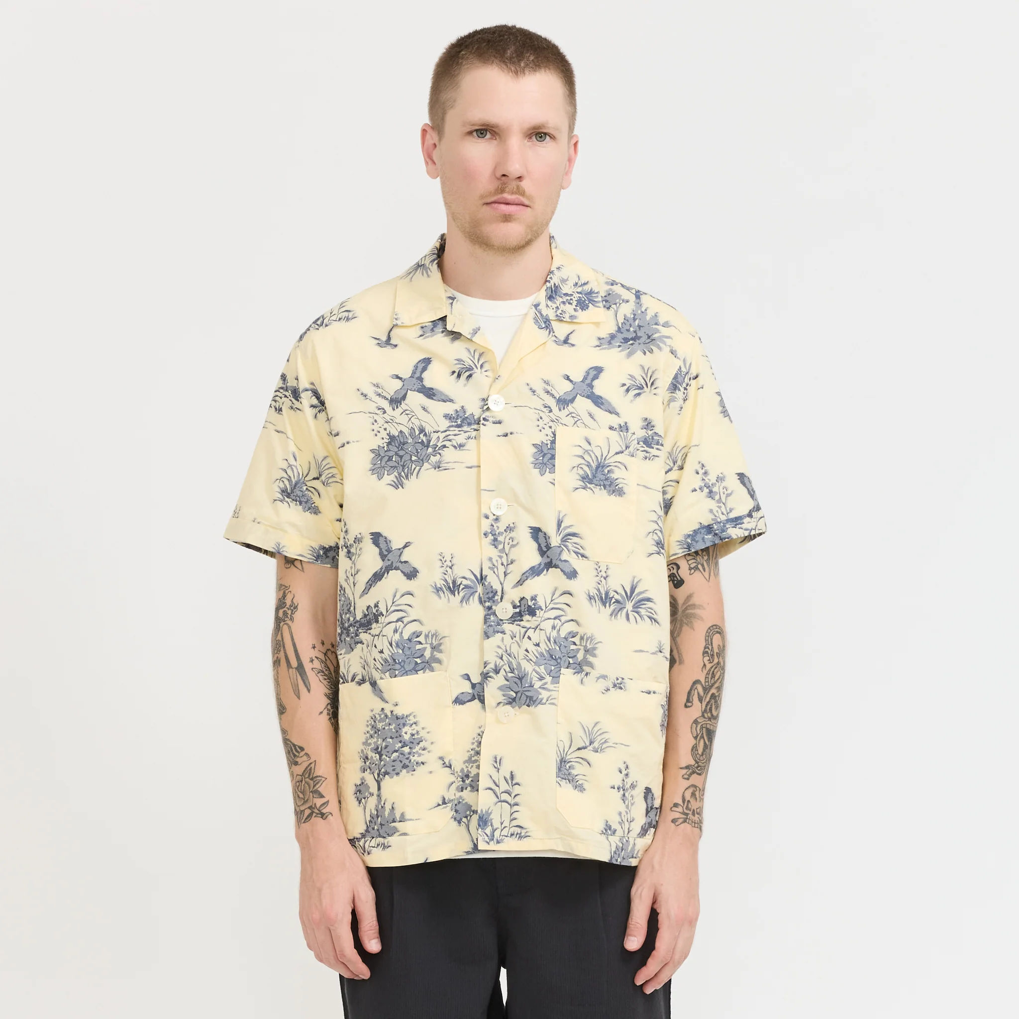 Beach Shirt Cut Jacquard Cream - Image 7