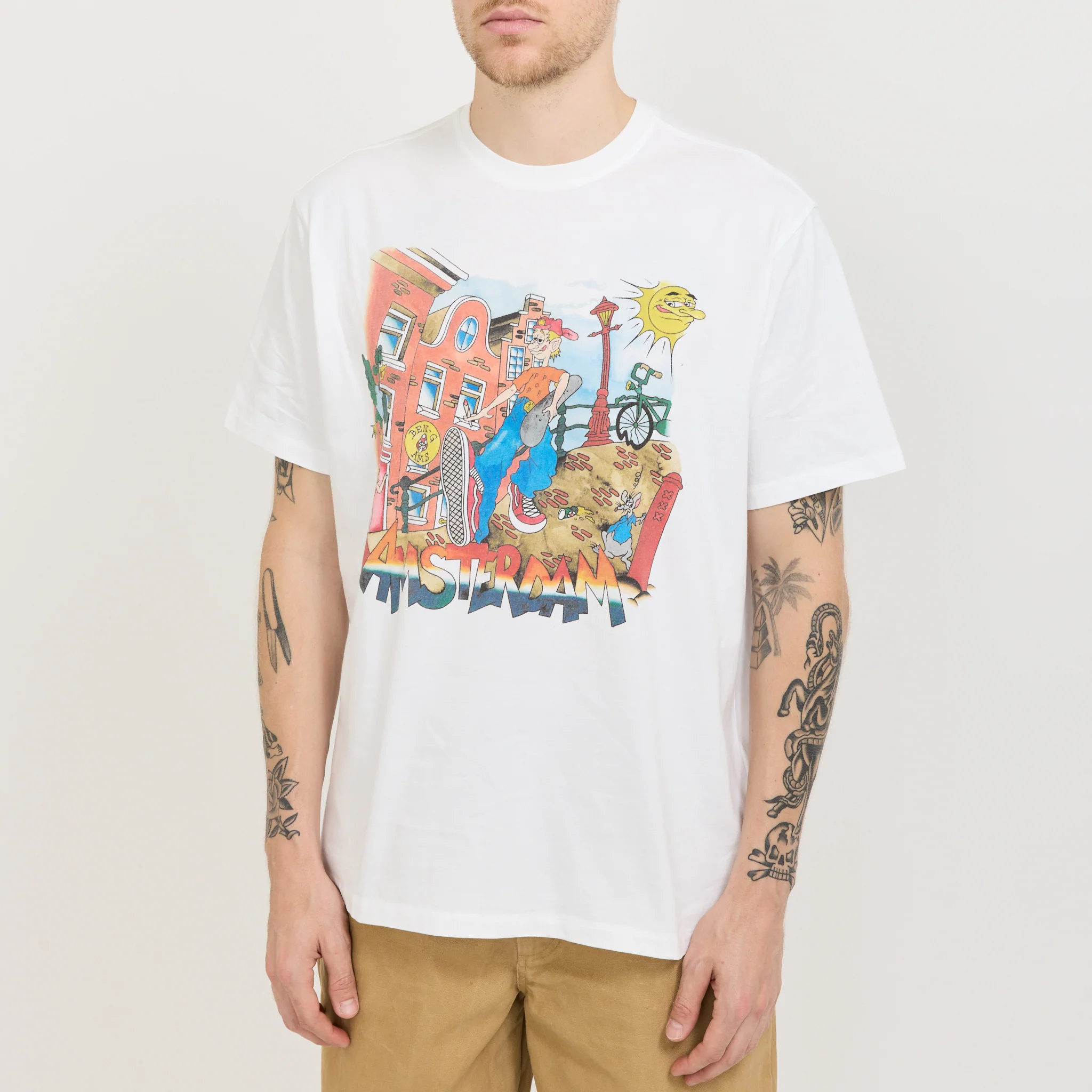 Ben-G Amsterdam T-Shirt White - Image 5