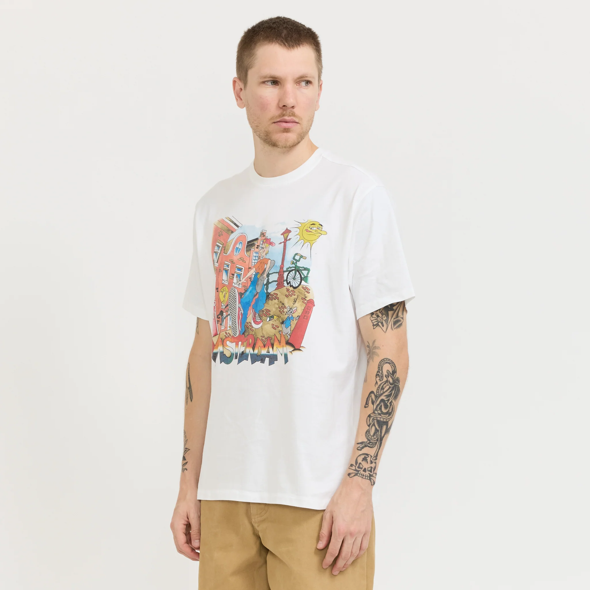 Ben-G Amsterdam T-Shirt White - Image 6