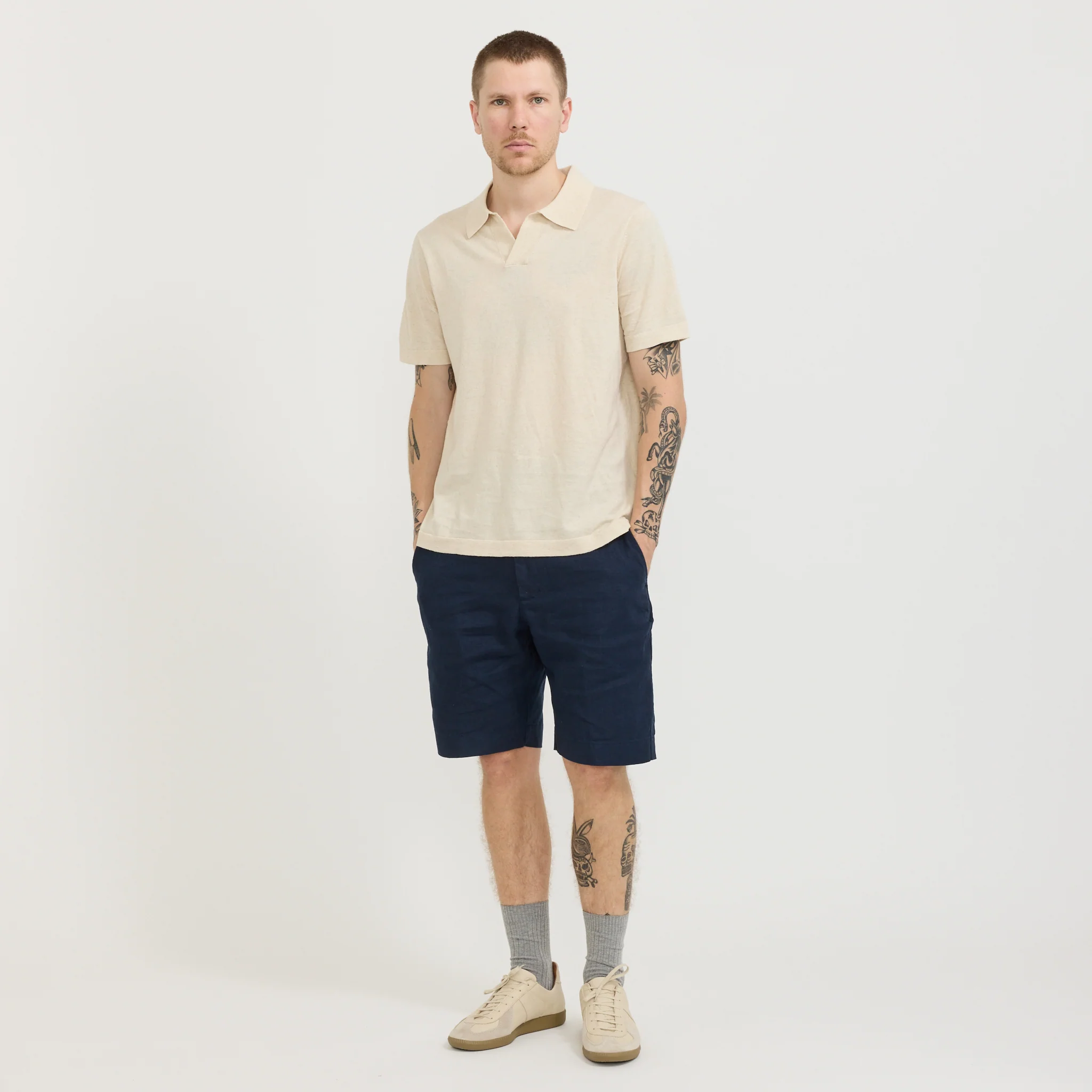 Billie Shorts Navy Blue - Image 2