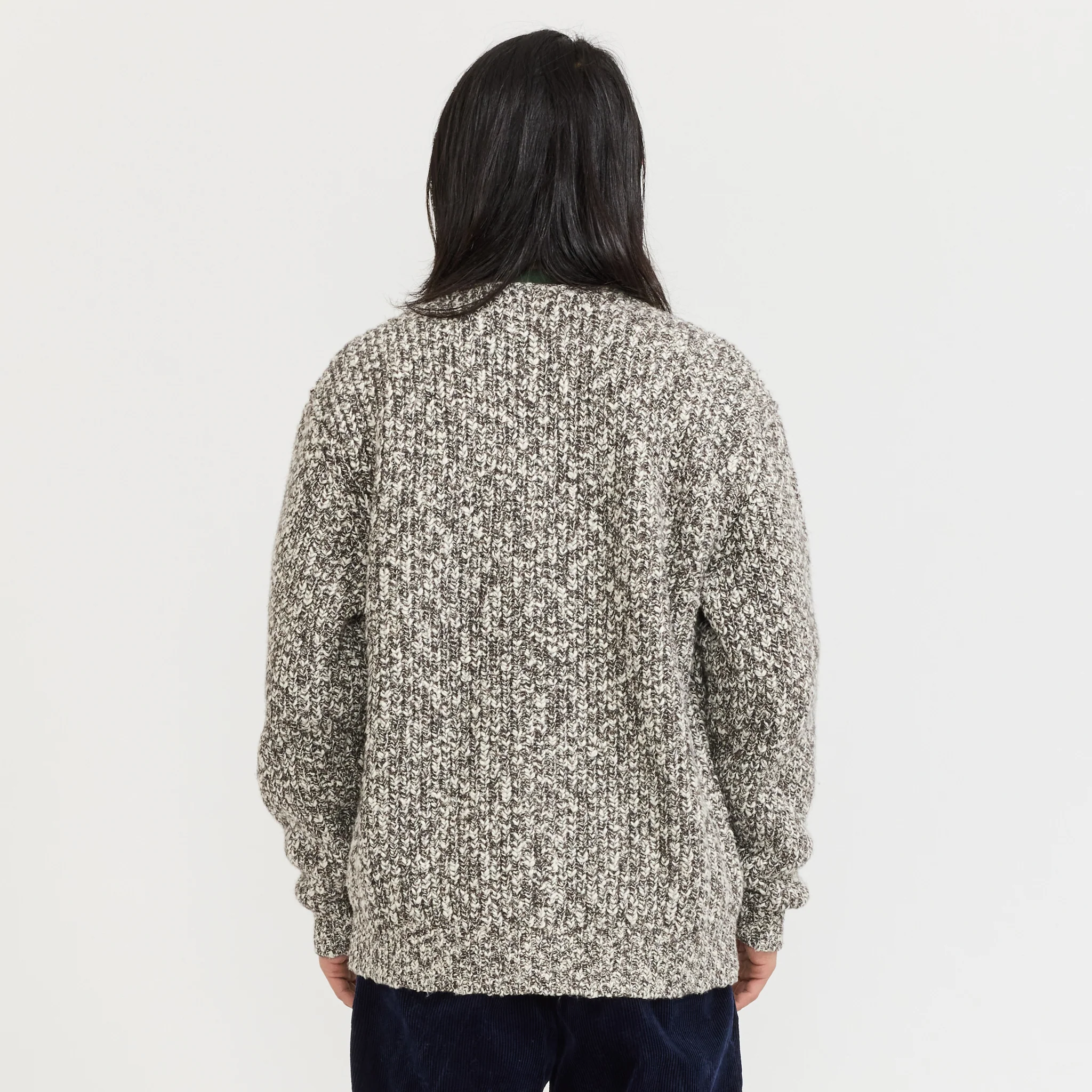 Bing Slub Cardigan Brown - Image 5