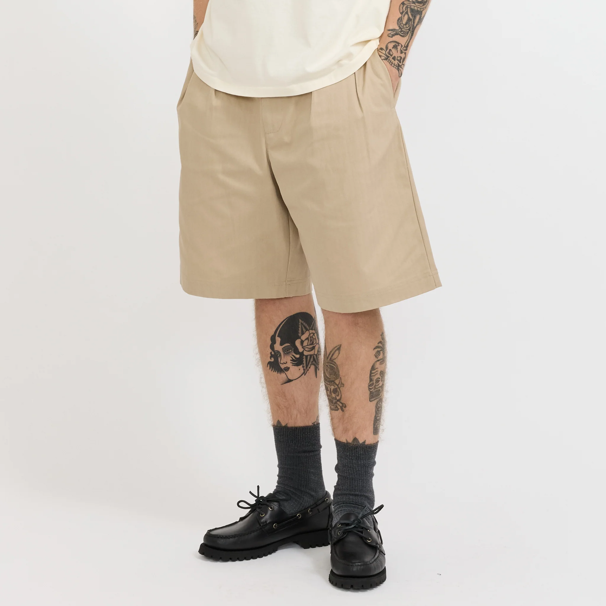 Boat Short White Pepper