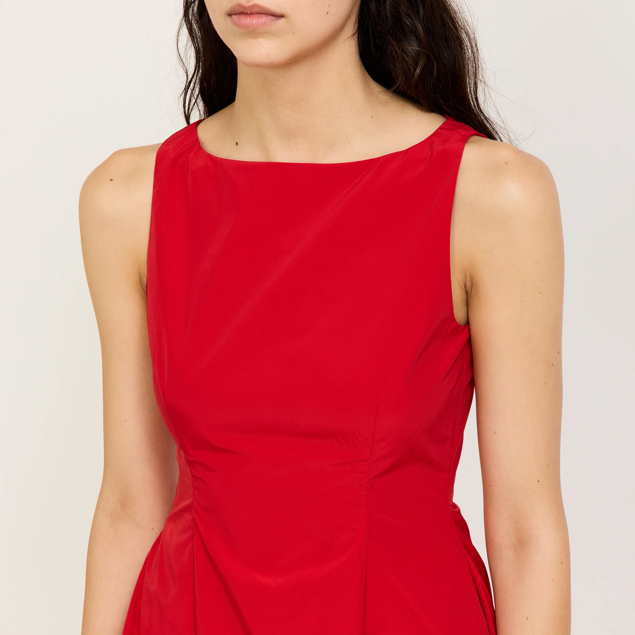 Bobbie Mini Dress Red - Image 4
