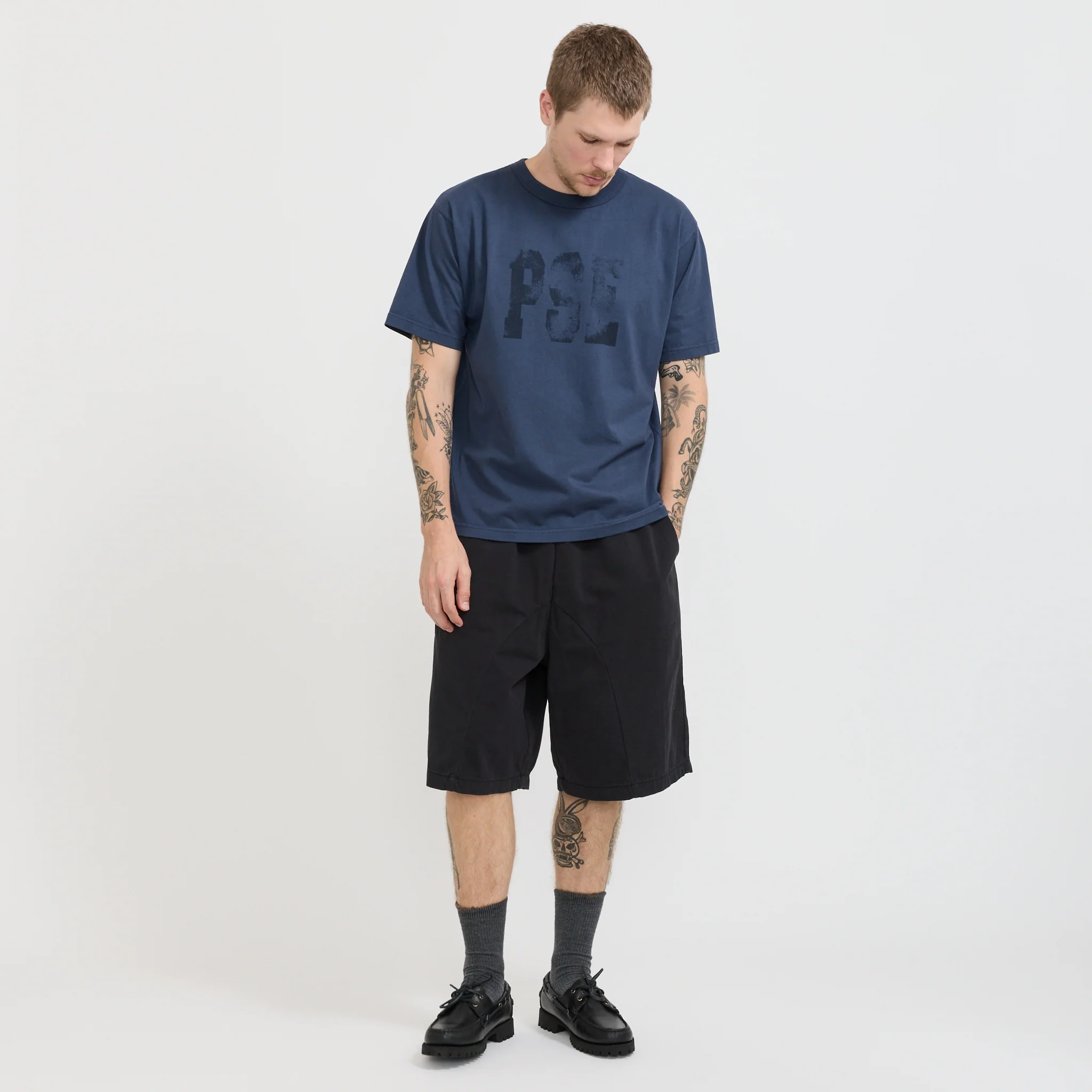Boot Tee Navy - Image 2
