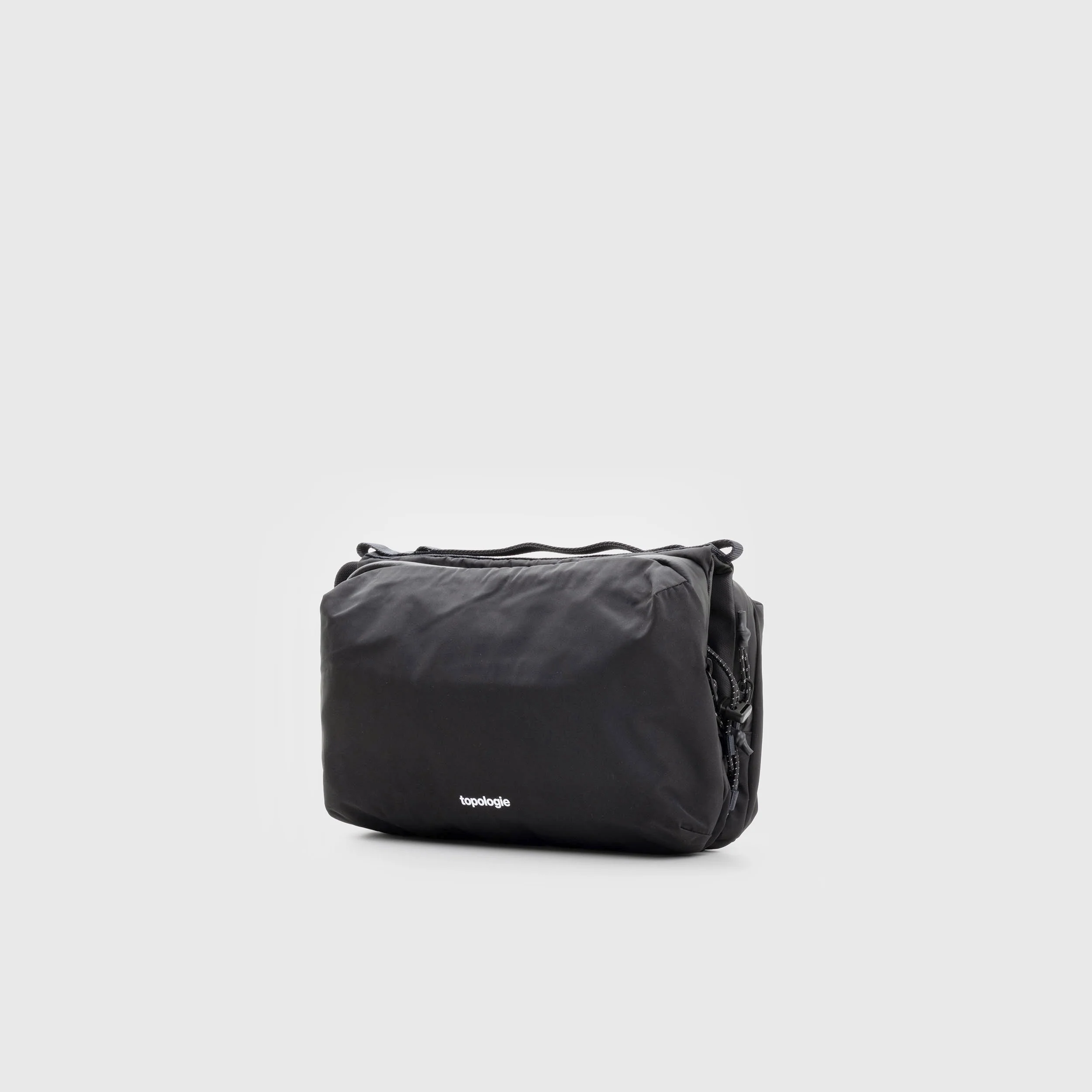 Bottle Sacoche Large Black Tech Sateen - Image 2