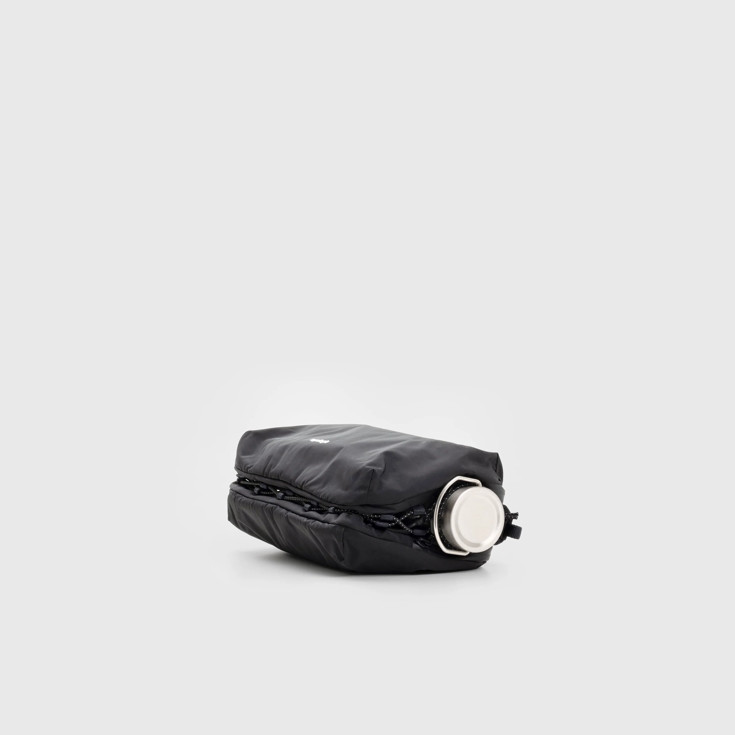 Bottle Sacoche Large Black Tech Sateen - Image 3