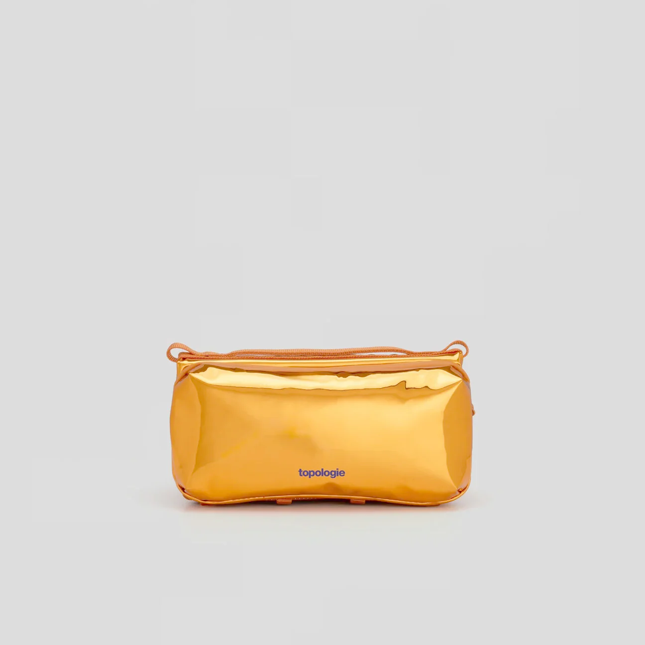 Bottle Sacoche Medium Orange Metallic Mirror
