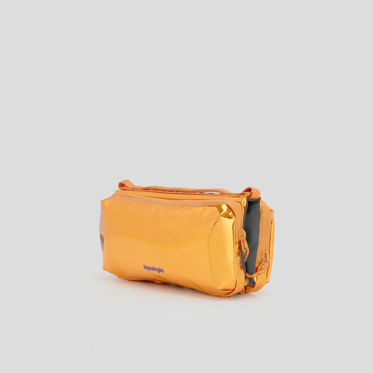 Bottle Sacoche Medium Orange Metallic Mirror - Image 2