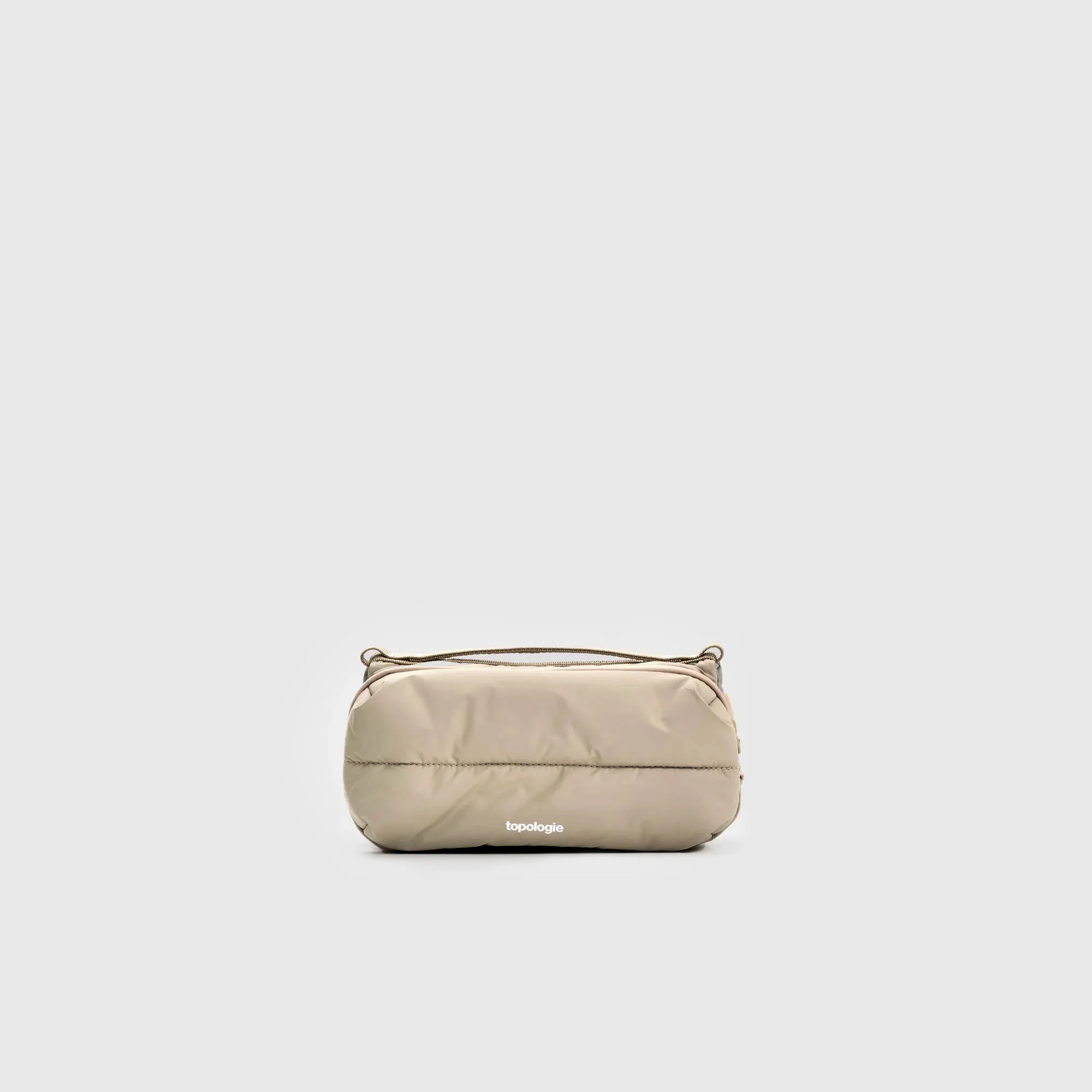 Bottle Sacoche Medium Taupe Puffer