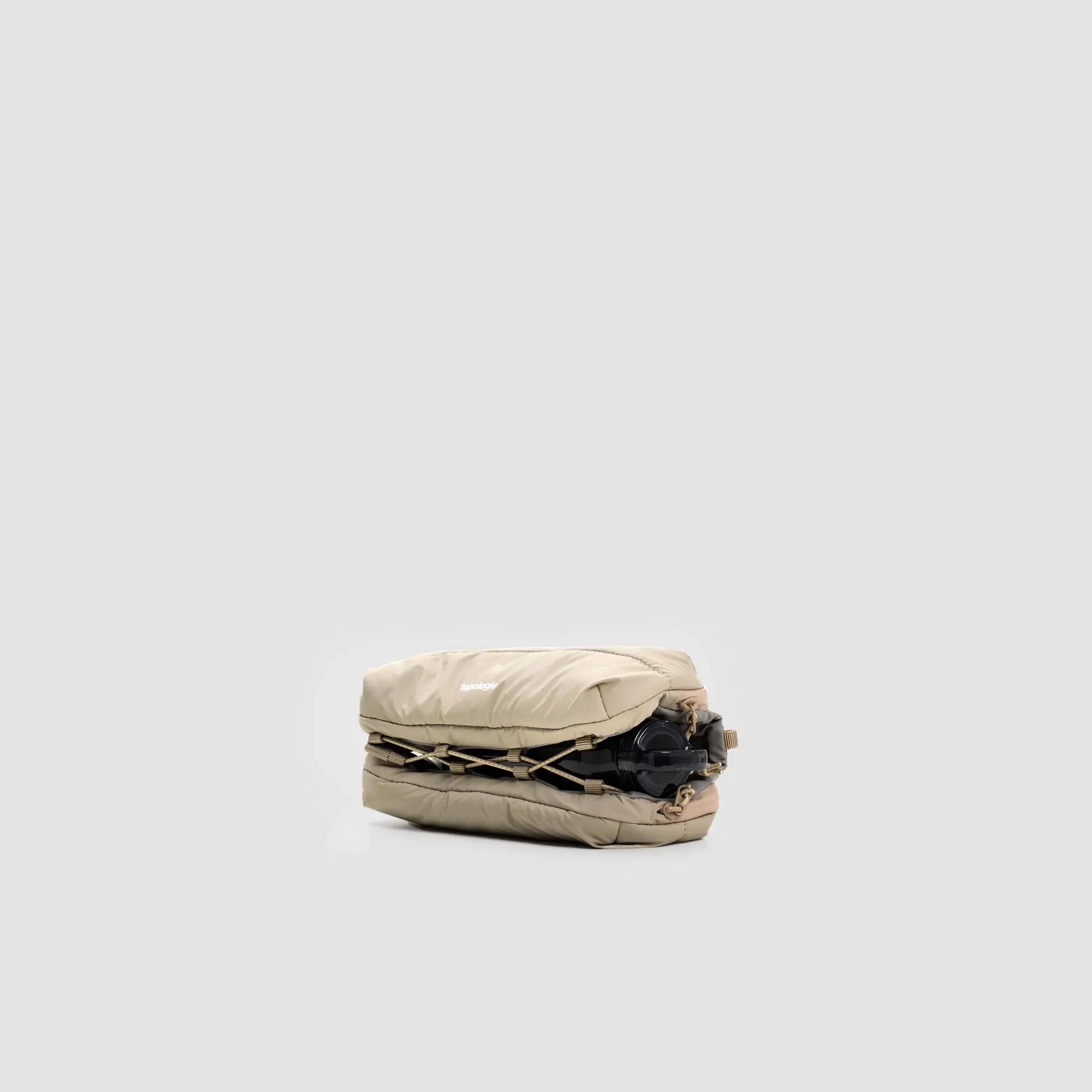 Bottle Sacoche Medium Taupe Puffer - Image 3