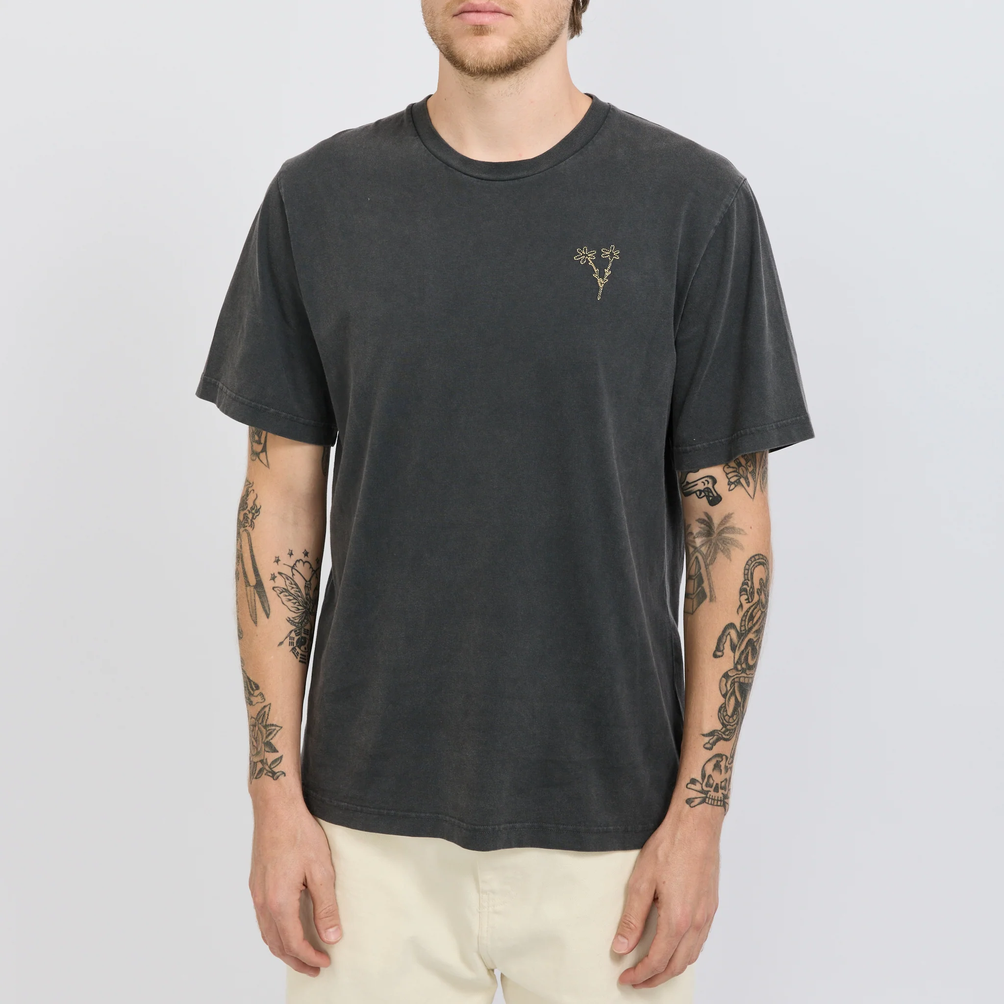 Bouquet T-Shirt Washed Black - Image 7