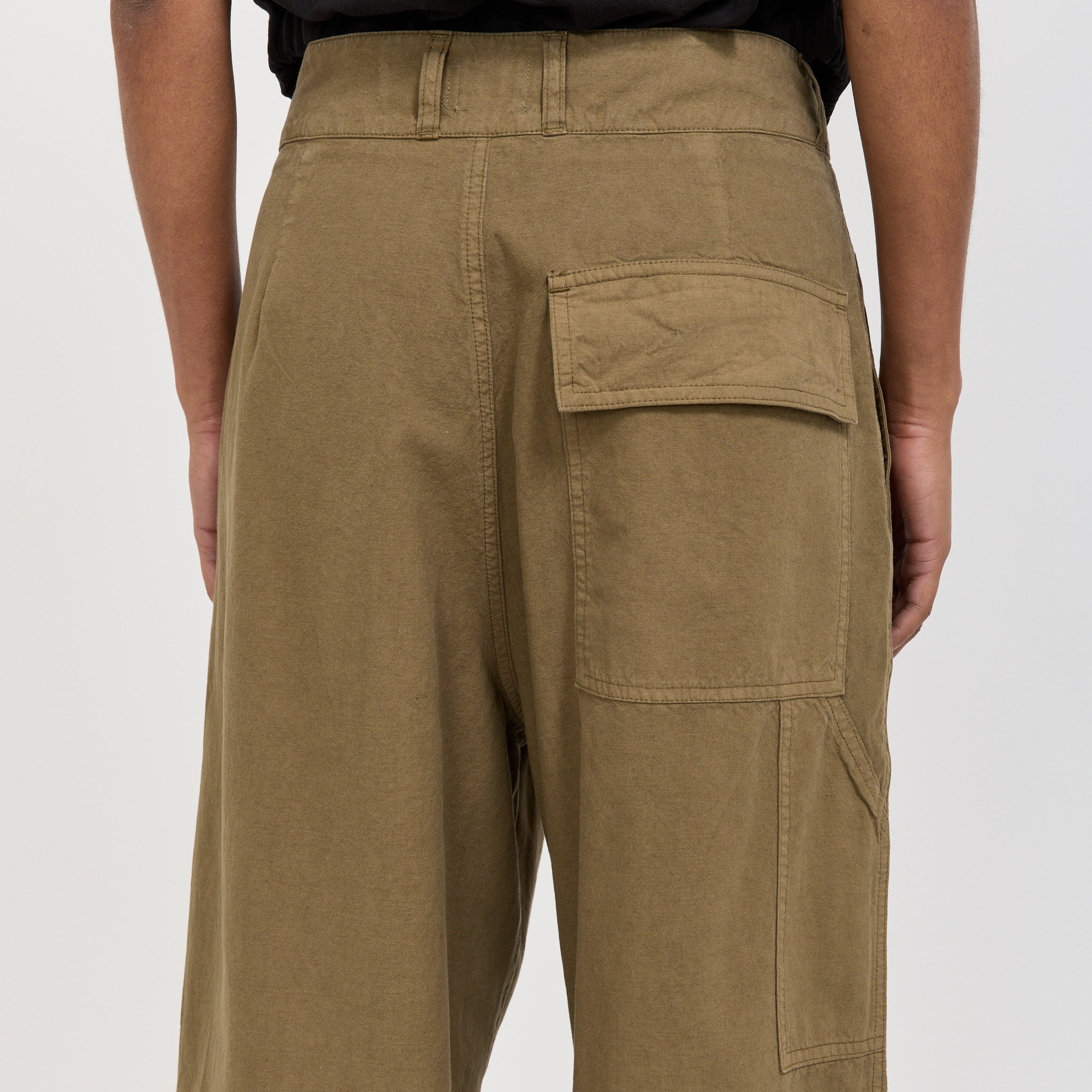British Worker Pant Canteen Green - Image 6