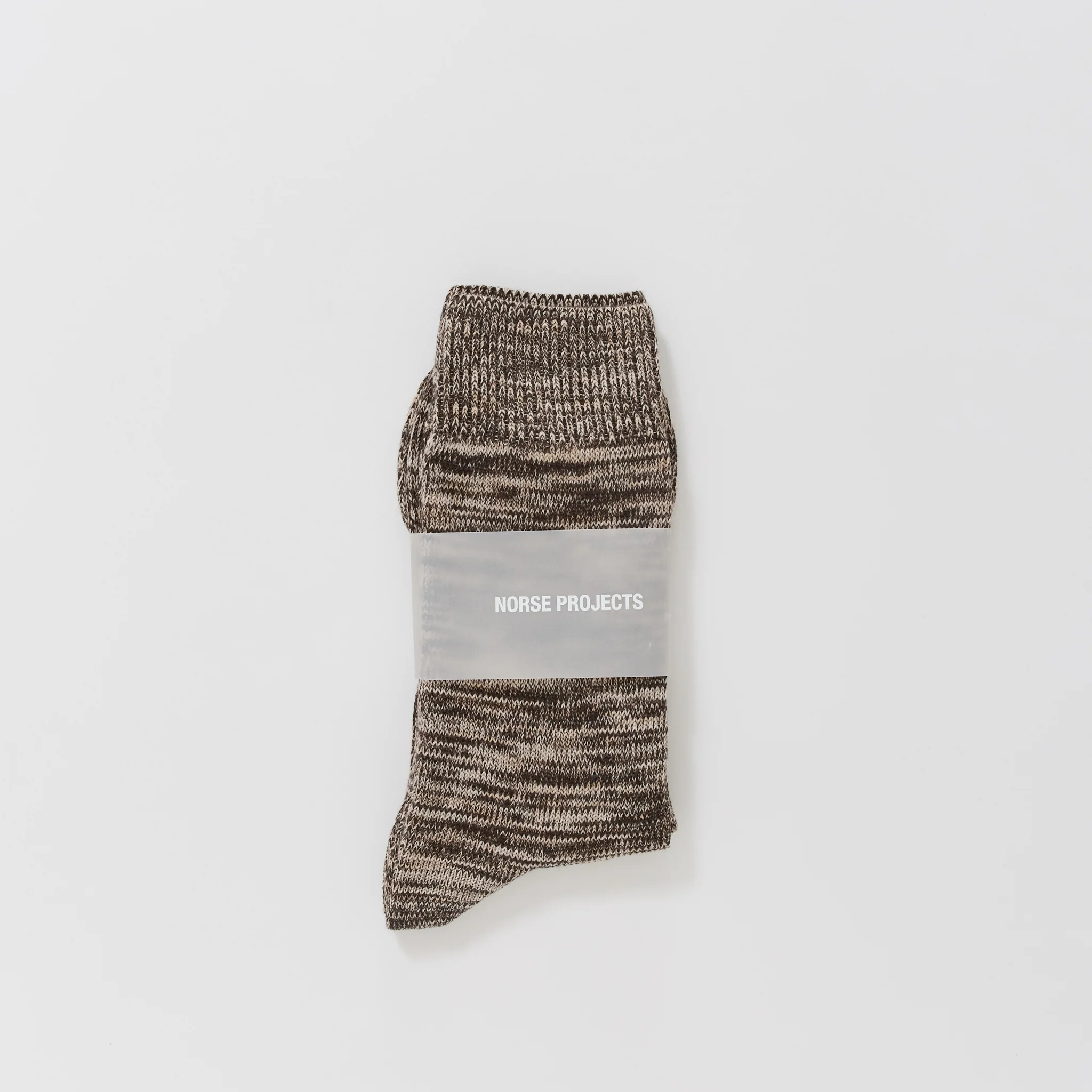 Bykle Heavy Cotton Twist Sock Seal Brown - Image 2
