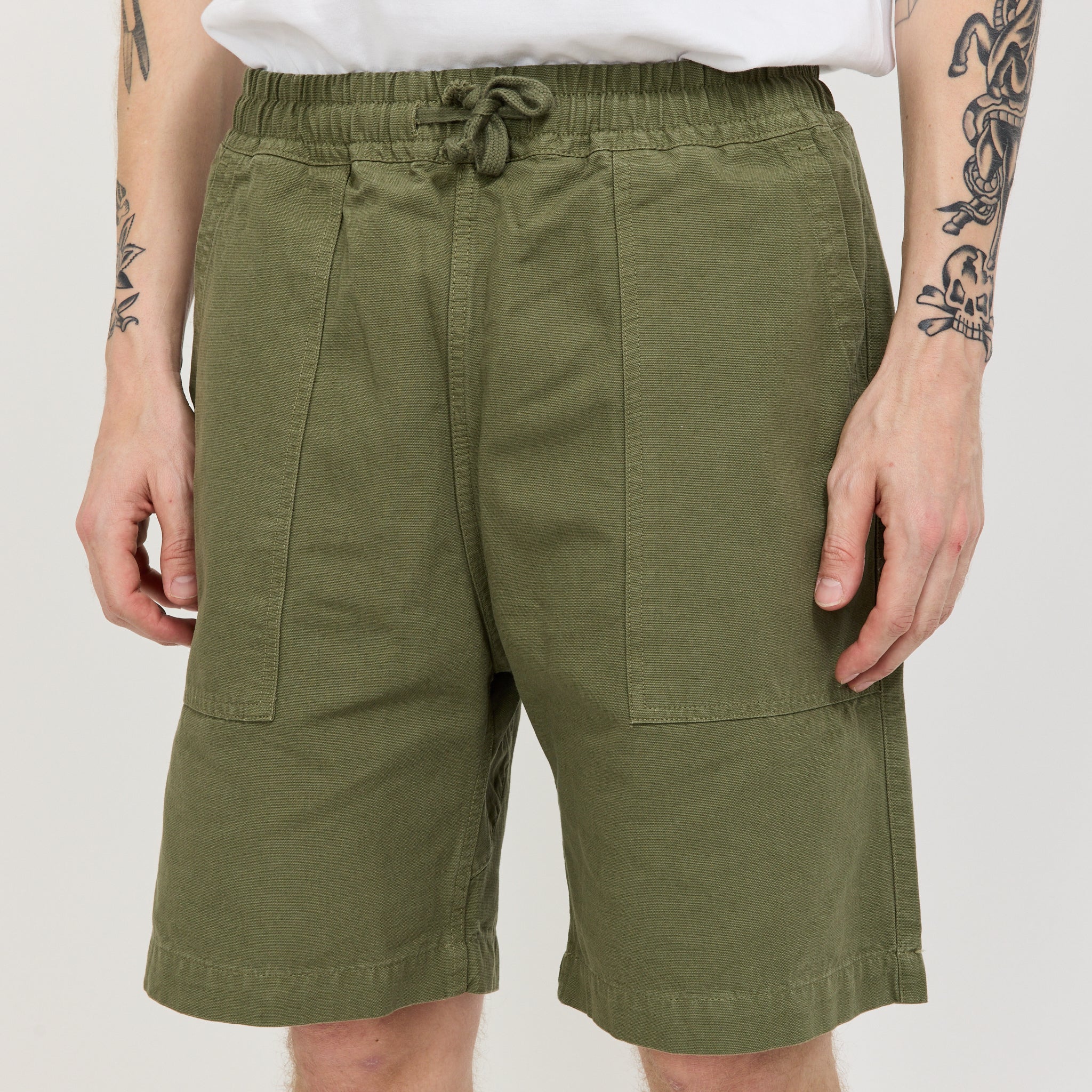 Classic Chef Shorts Olive - Image 5