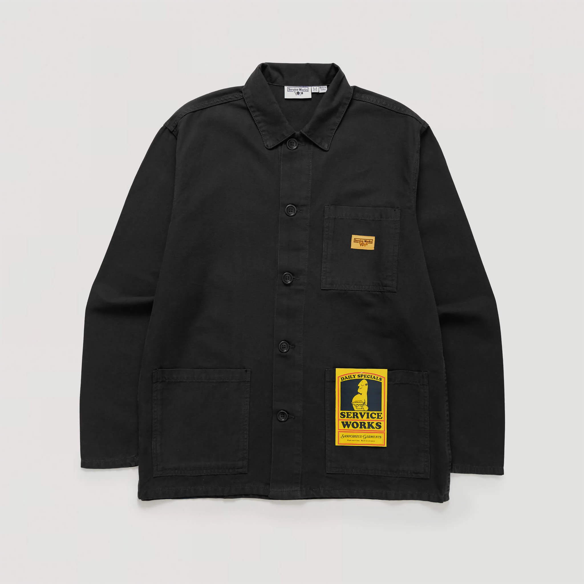 Classic Chore Shirt Black - Image 7