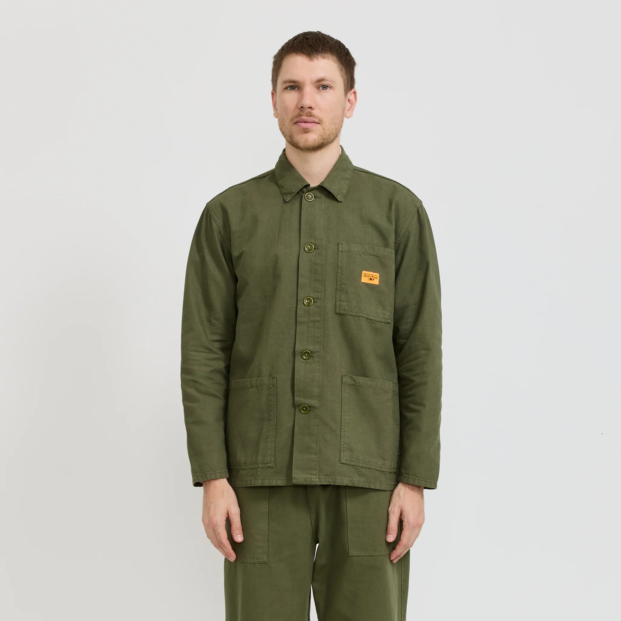 Classic Chore Shirt Olive - Image 5