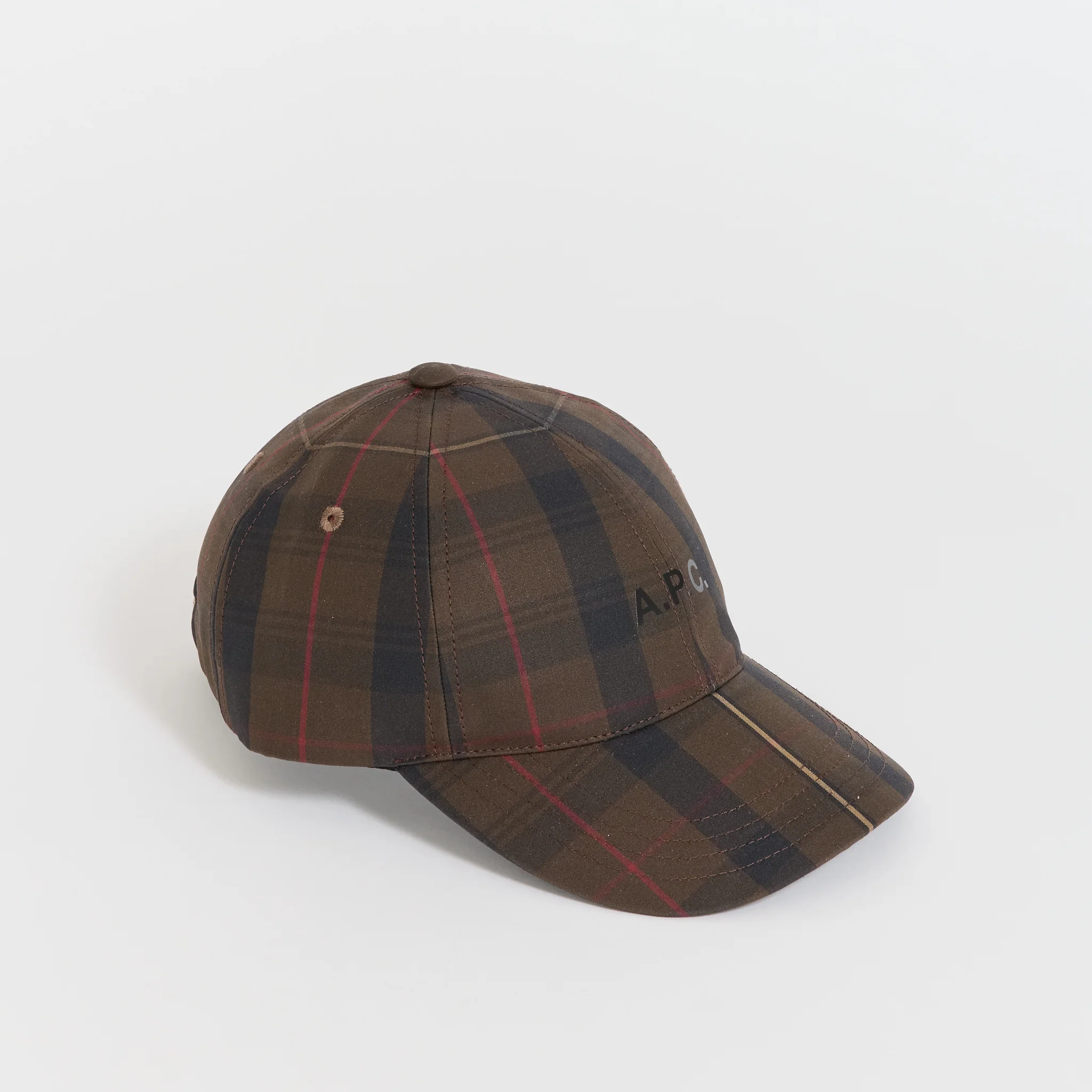 Charlie Cap Brown Check