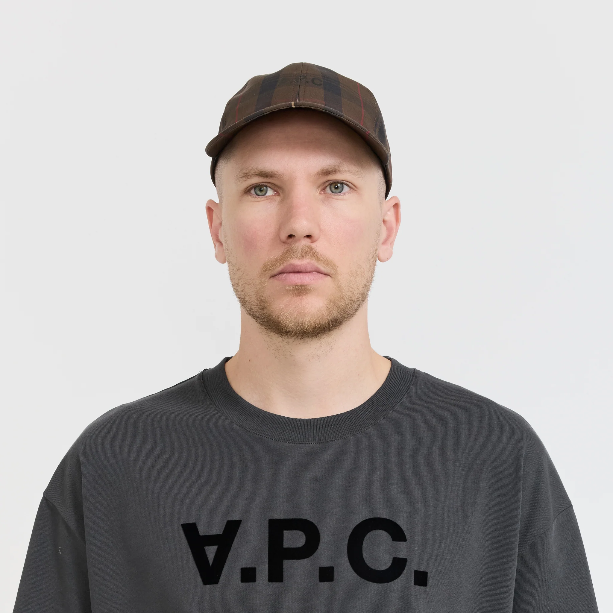 Charlie Cap Brown Check - Image 5