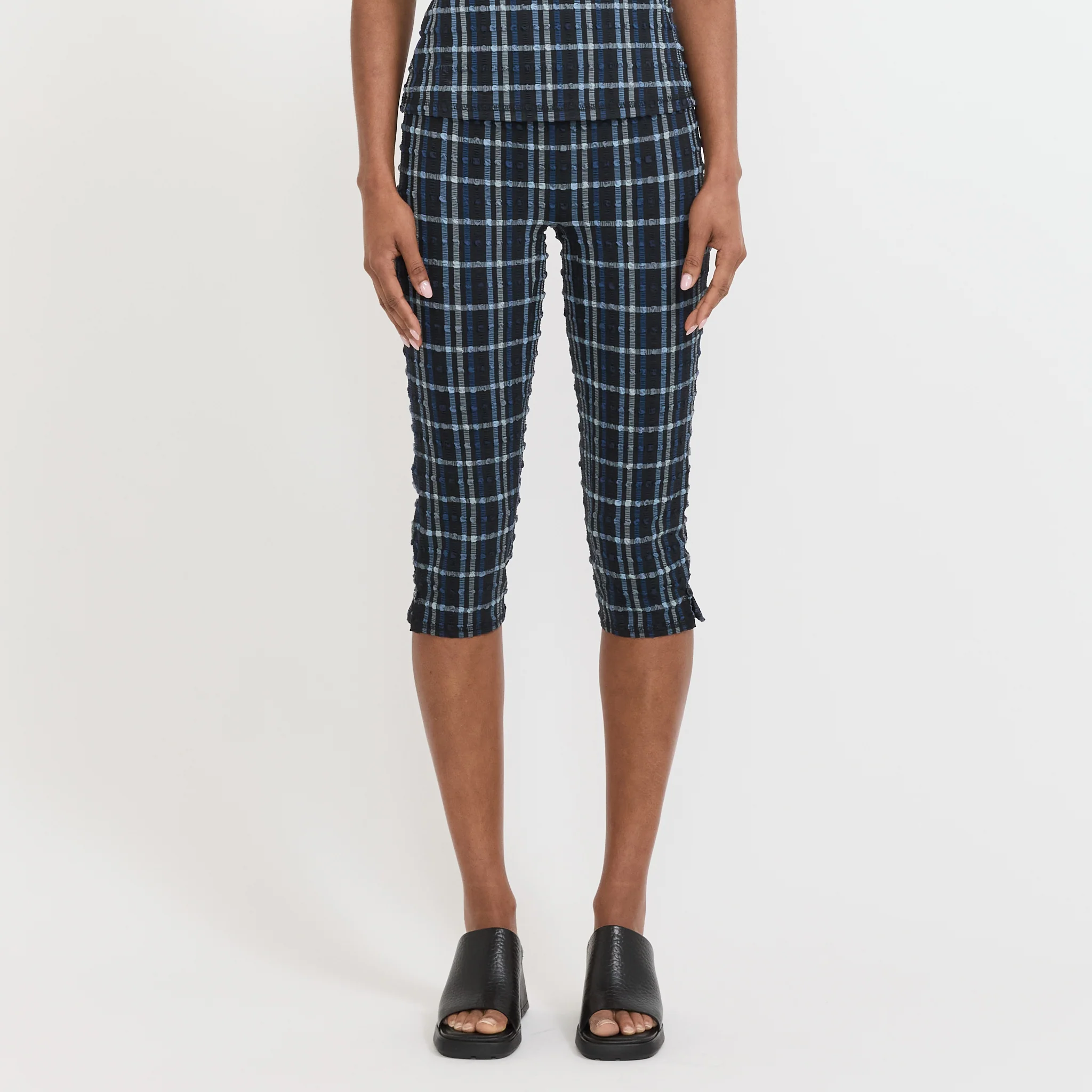Cindy Capris Seersucker Selvedge
