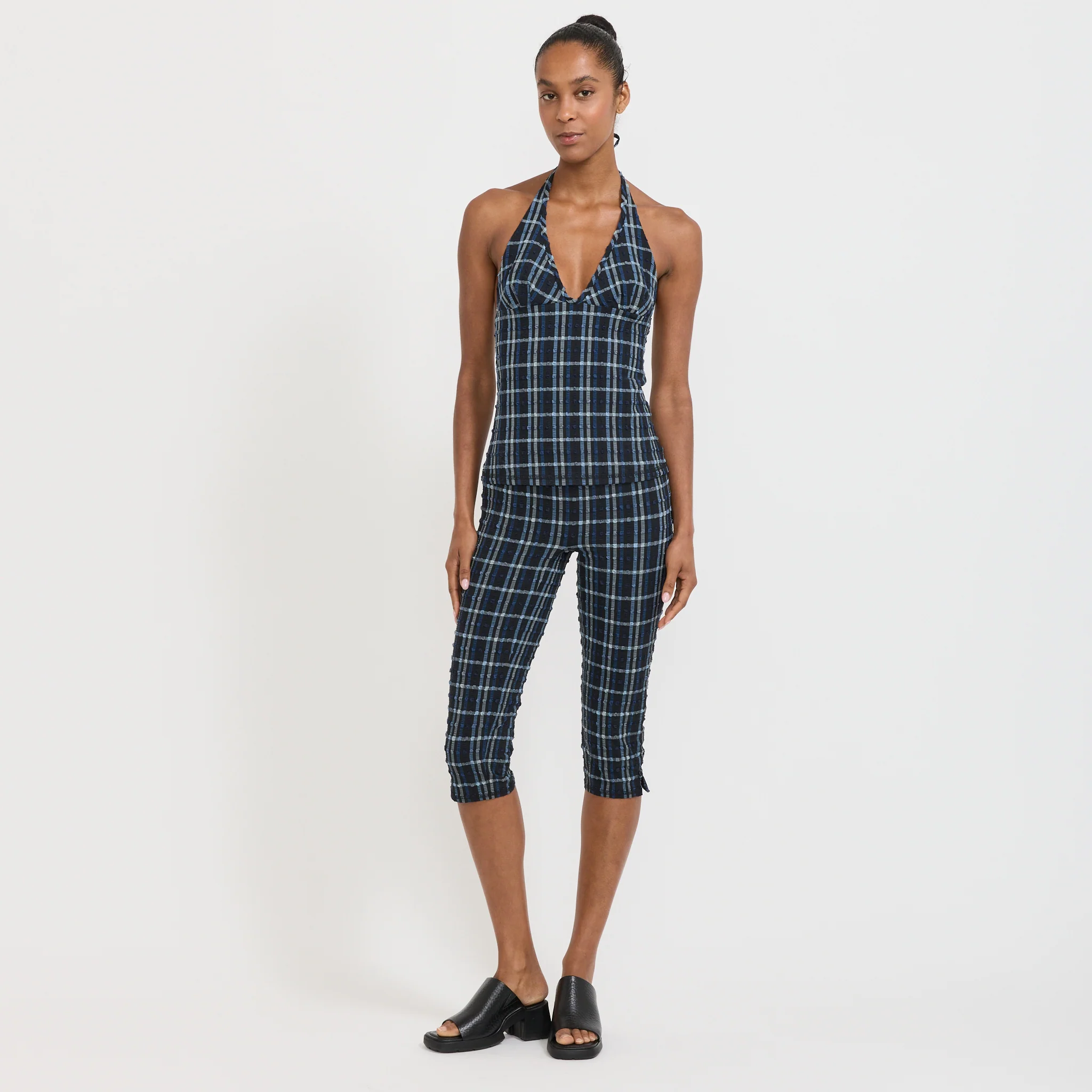 Cindy Halter Top Seersucker Selvedge - Image 2