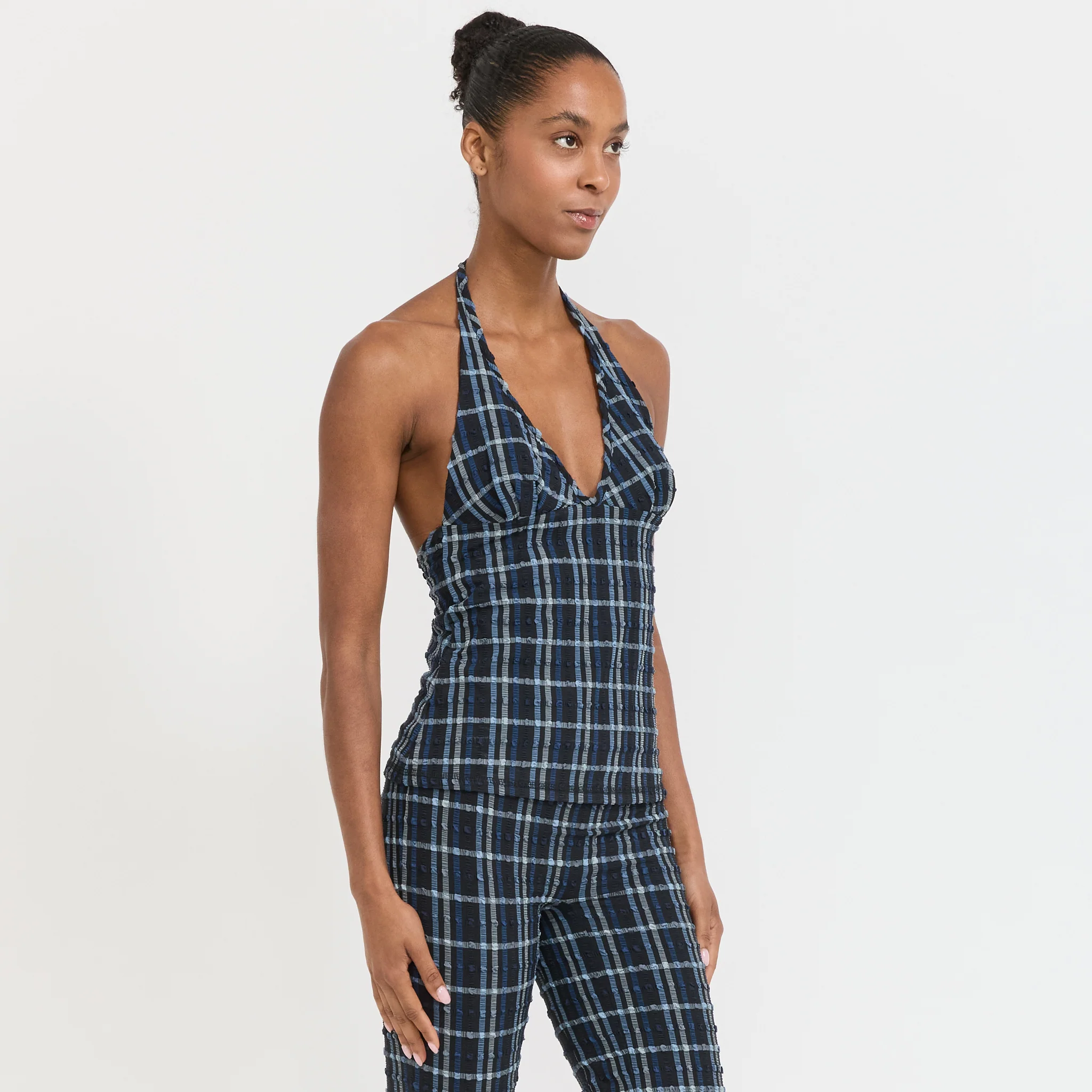 Cindy Halter Top Seersucker Selvedge - Image 3