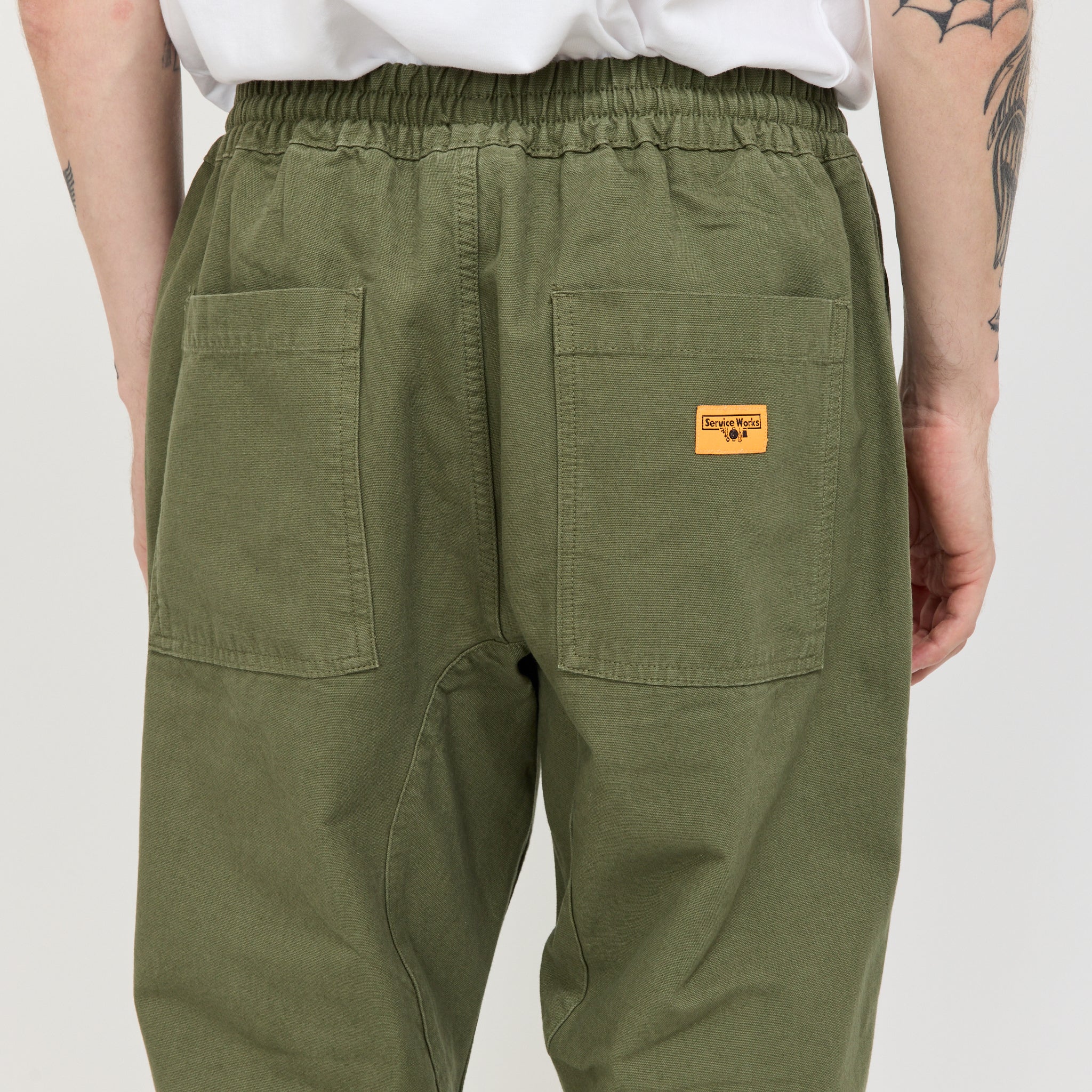 Classic Chef Pants Olive - Image 6