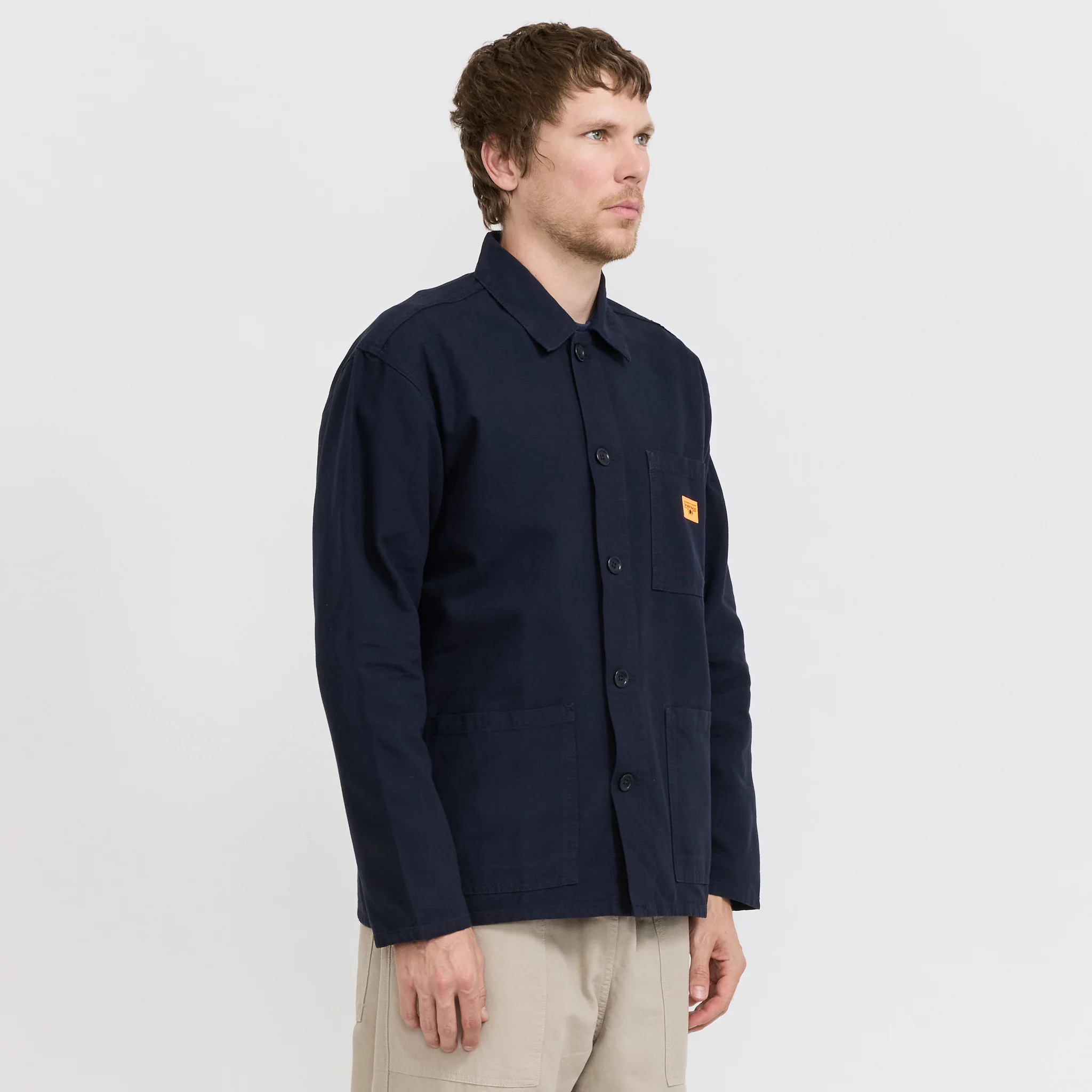 Classic Chore Shirt Dark Navy - Image 3