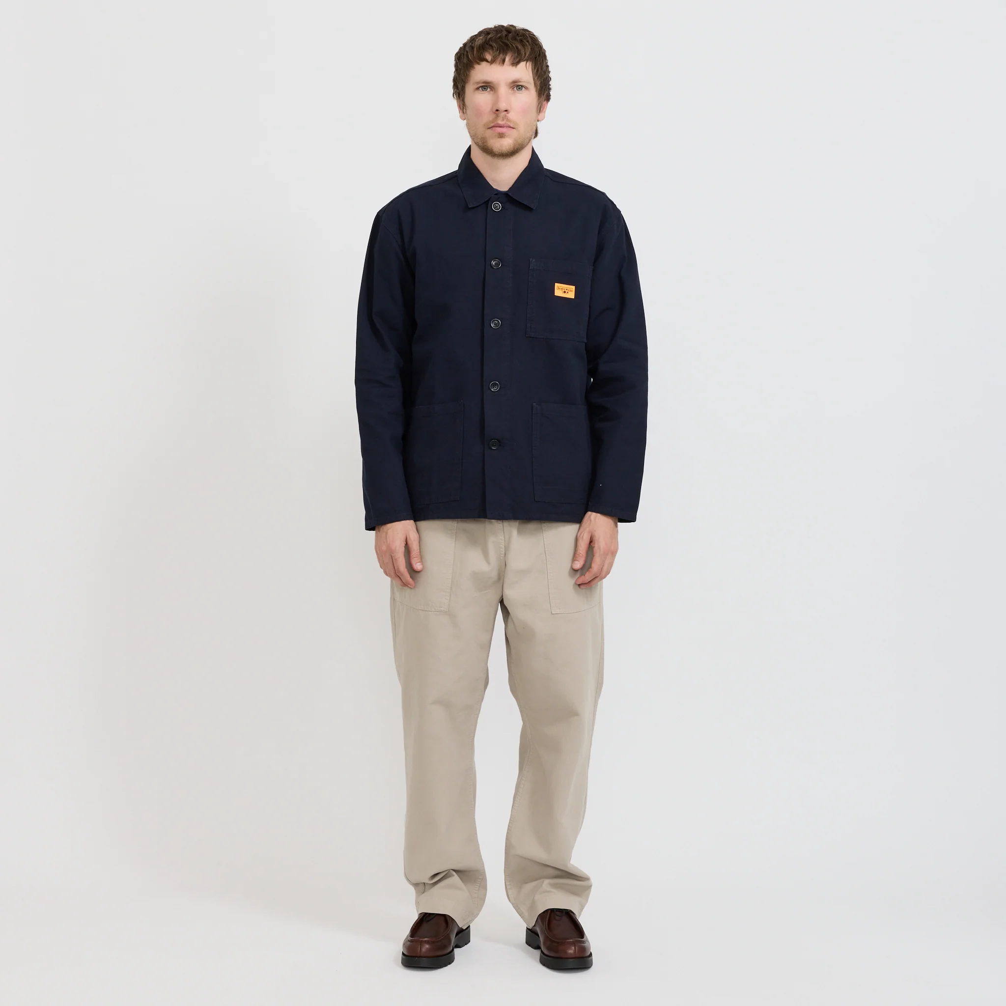 Classic Chore Shirt Dark Navy - Image 6