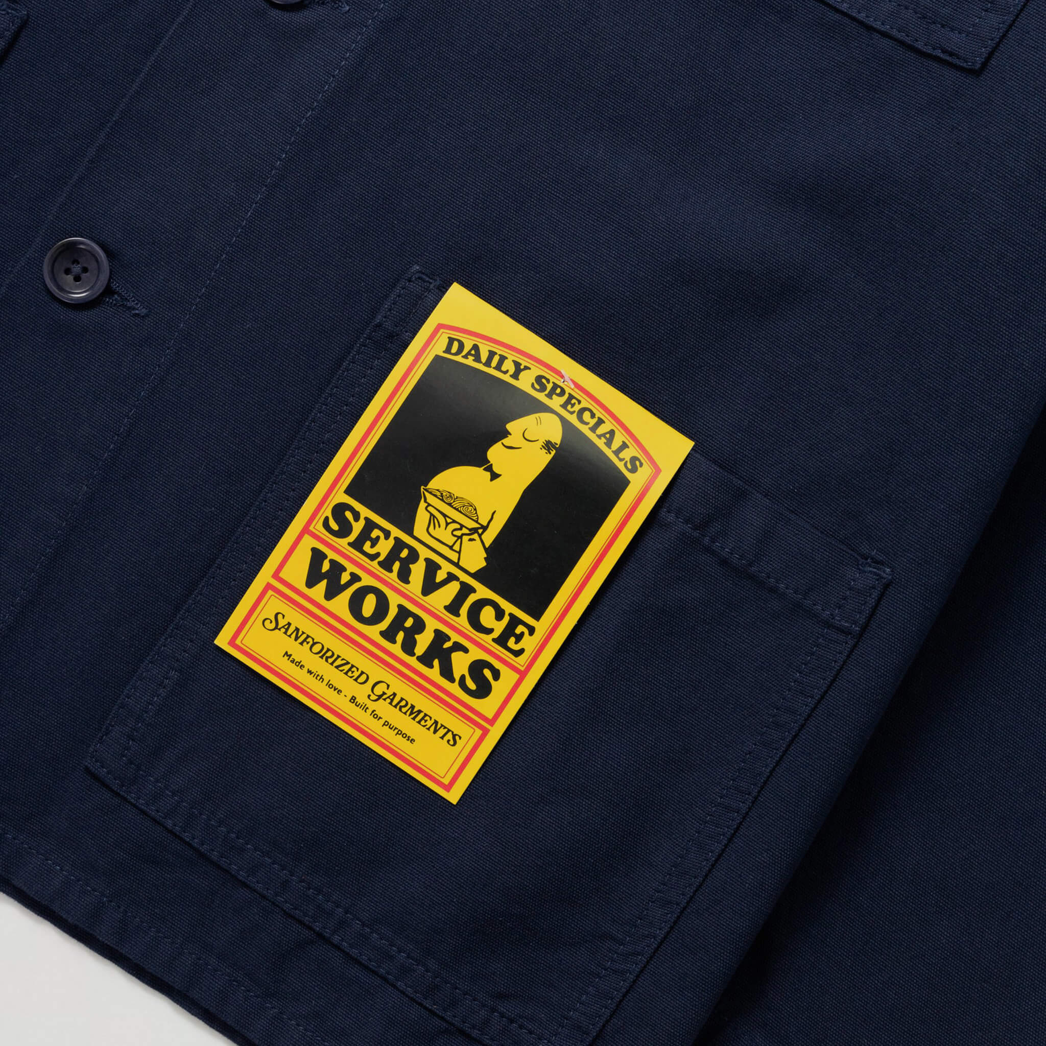 Classic Chore Shirt Navy - Image 2