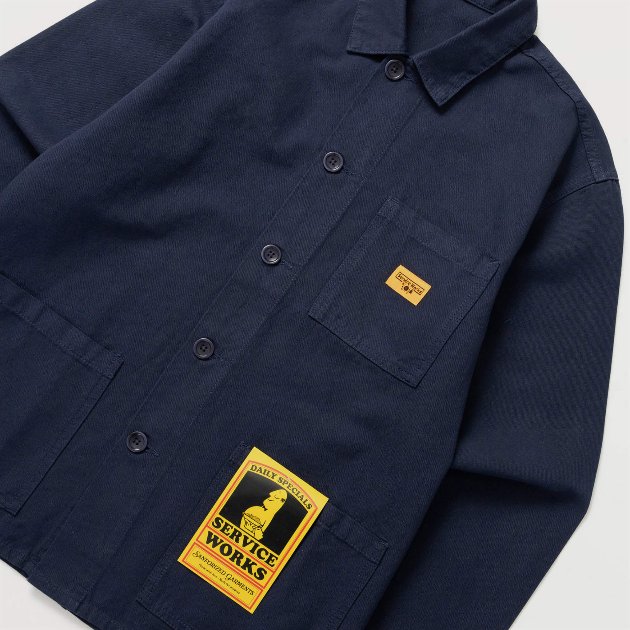 Classic Chore Shirt Navy - Image 3
