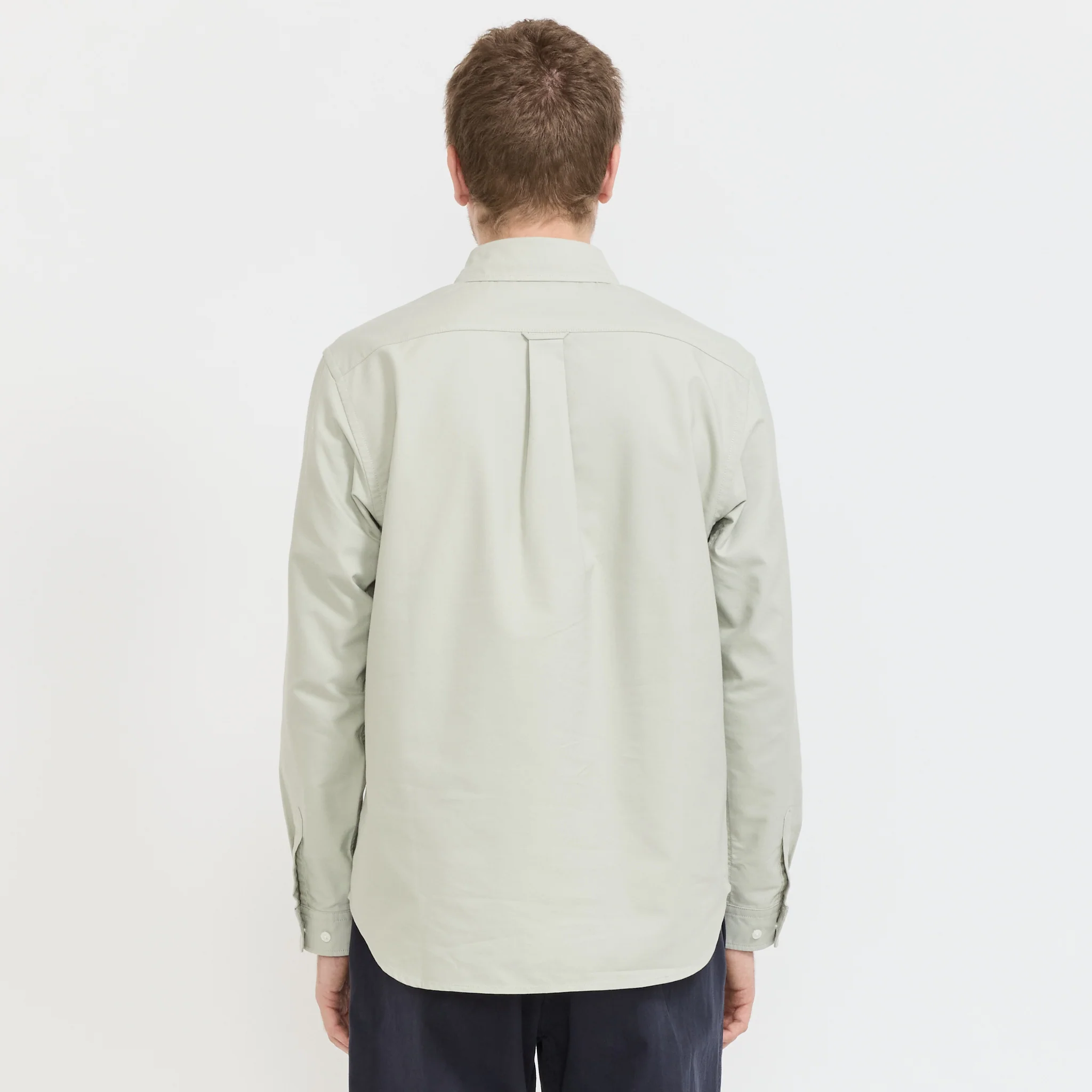 Classic Oxford Coolmax Shirt Lime Green - Image 4