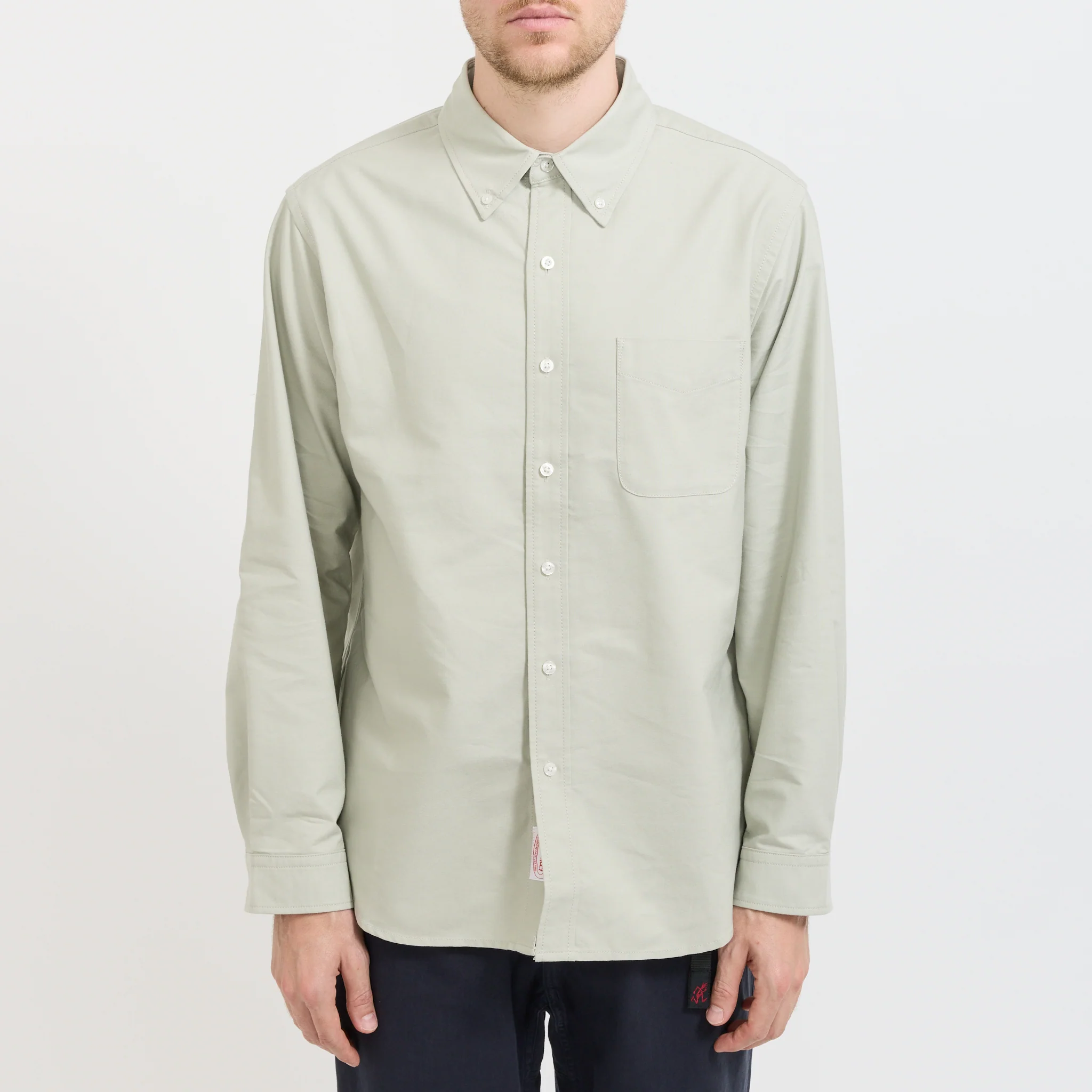 Classic Oxford Coolmax Shirt Lime Green - Image 5