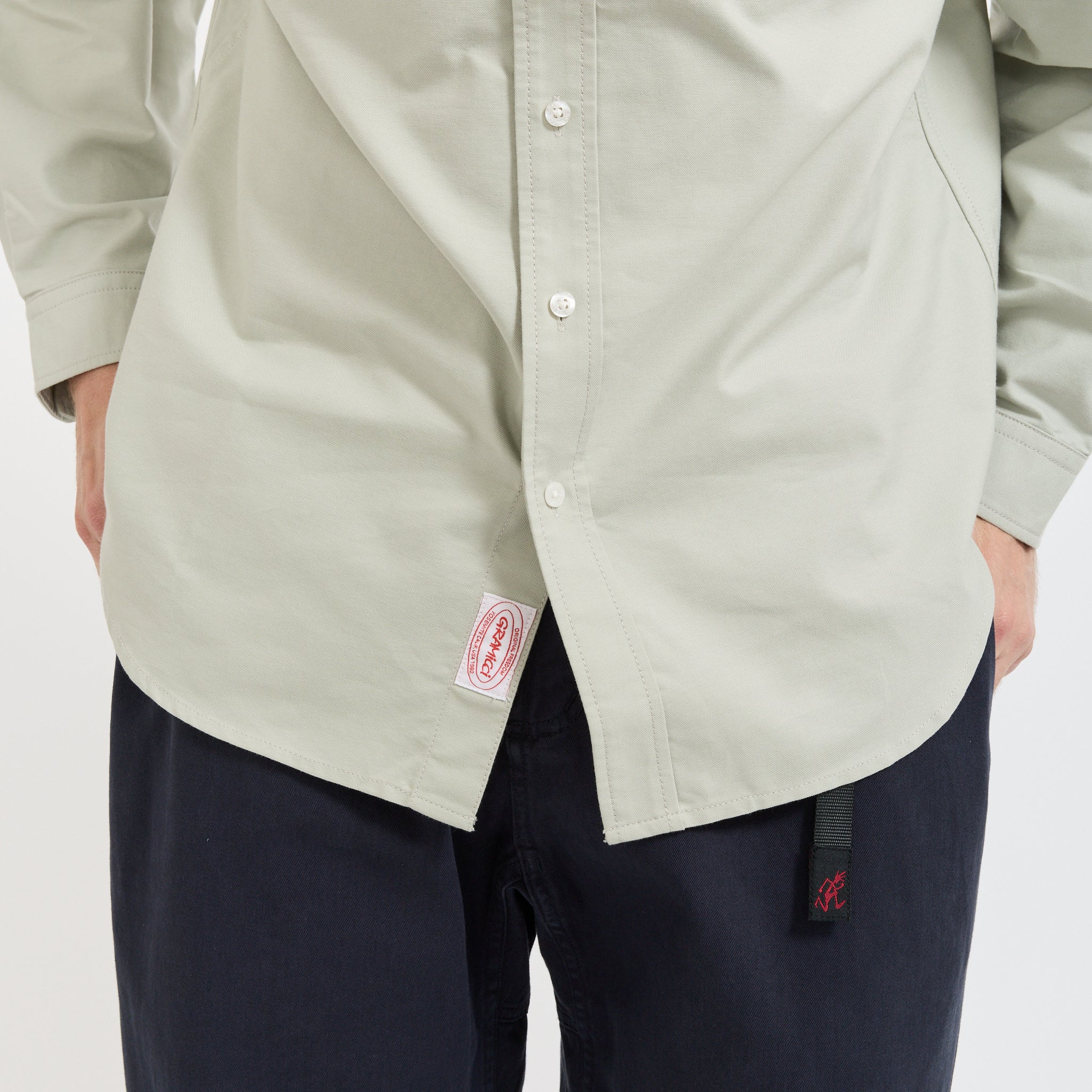 Classic Oxford Coolmax Shirt Lime Green - Image 6