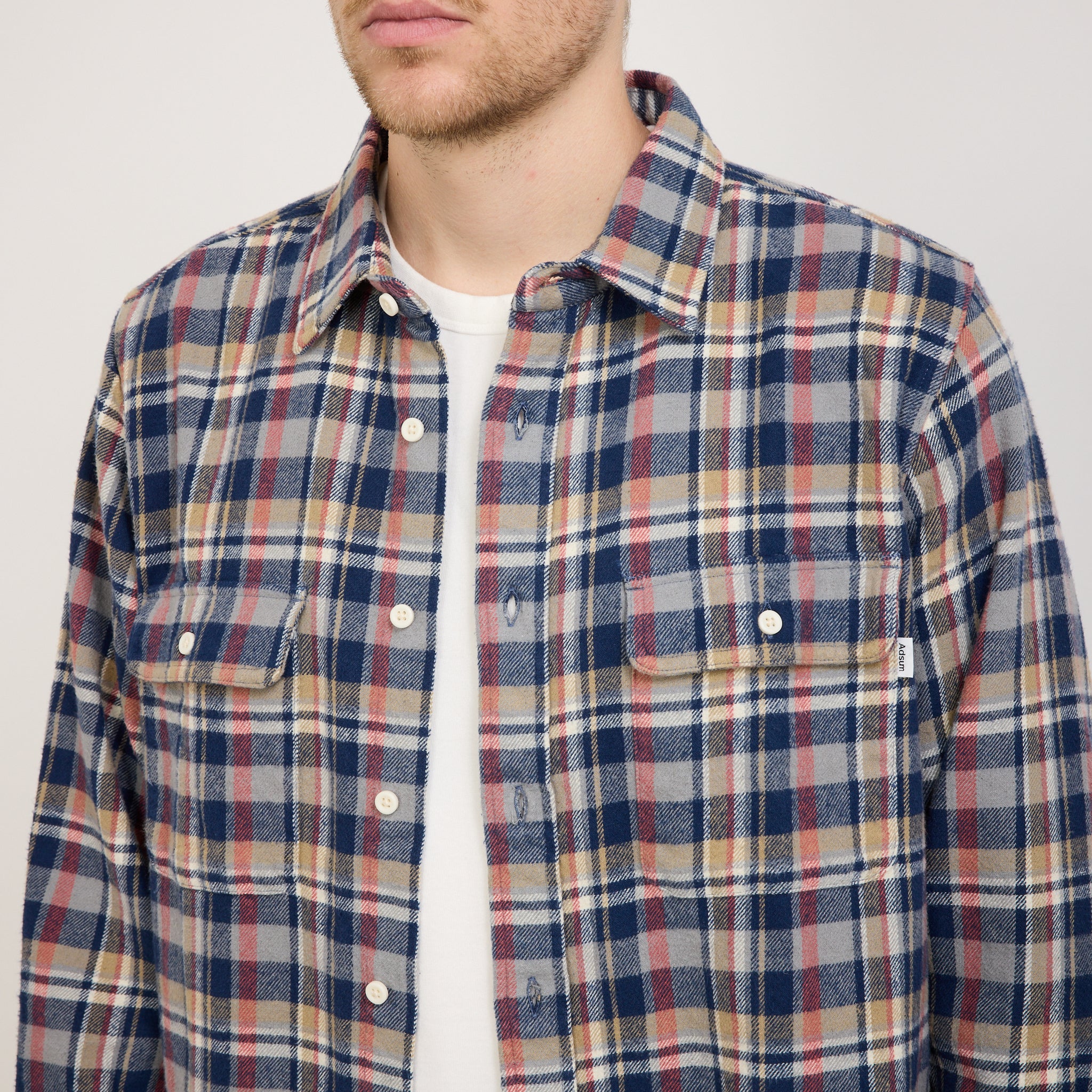 Classic Plaid Workshirt Green Check - Image 3