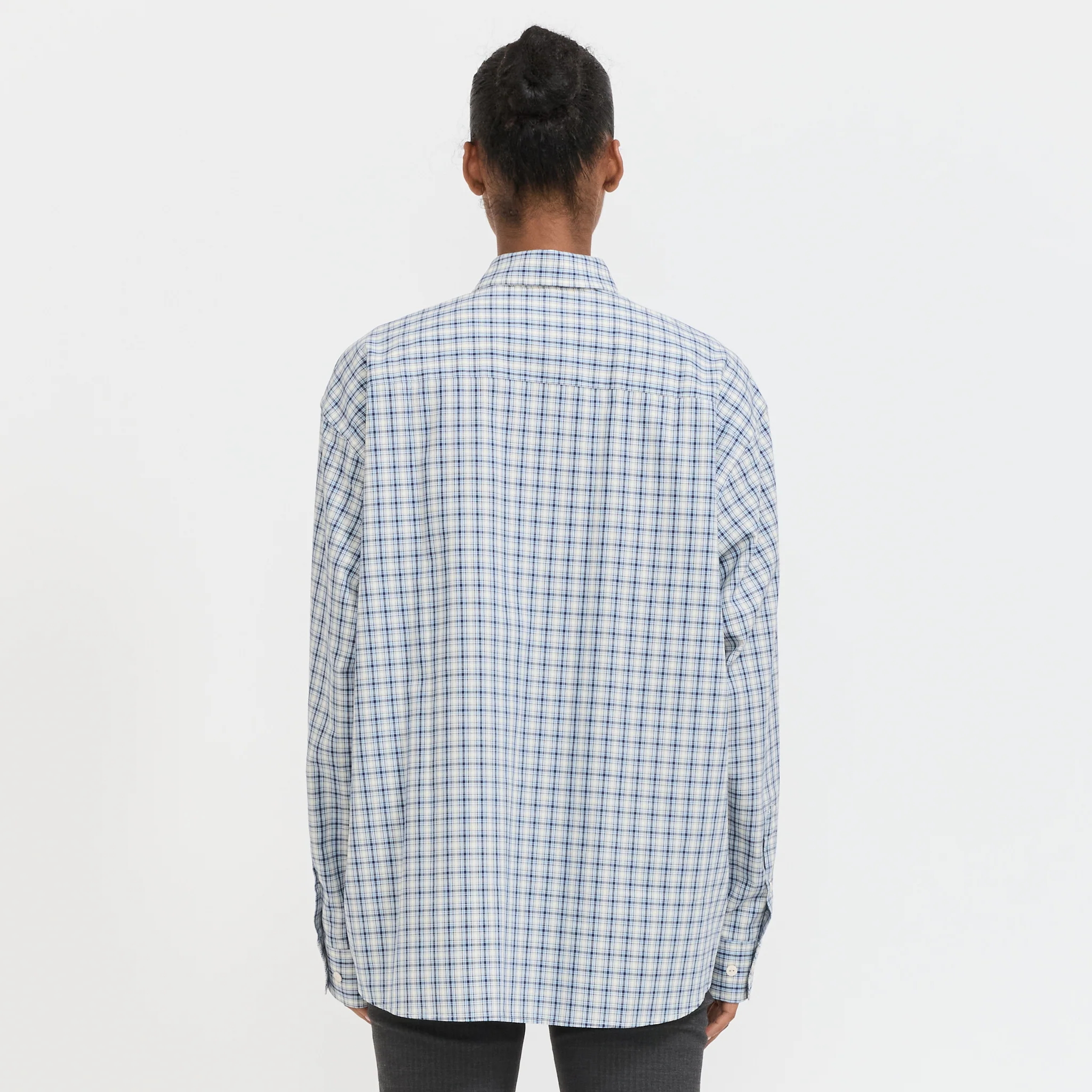 Claude Shirt Blue Check - Image 4