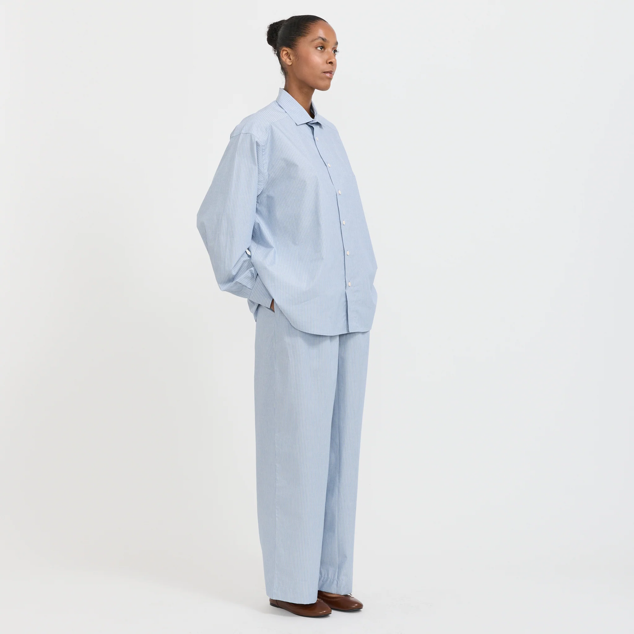 Claude Shirt Blue Stripe - Image 2