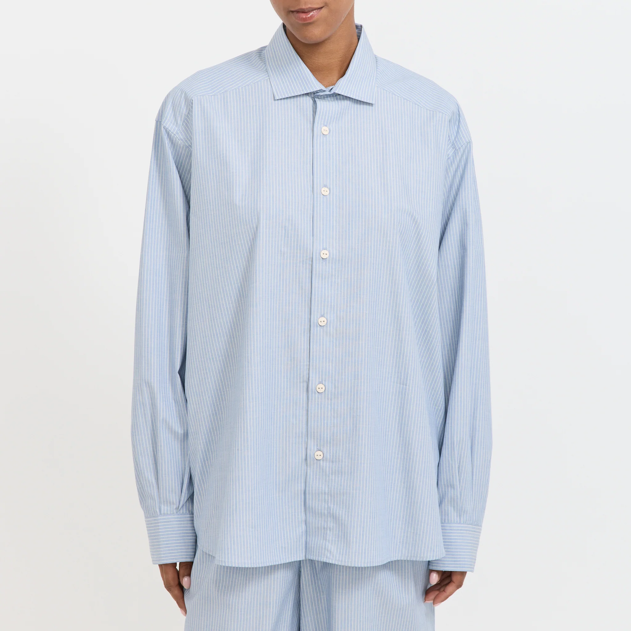 Claude Shirt Blue Stripe - Image 5