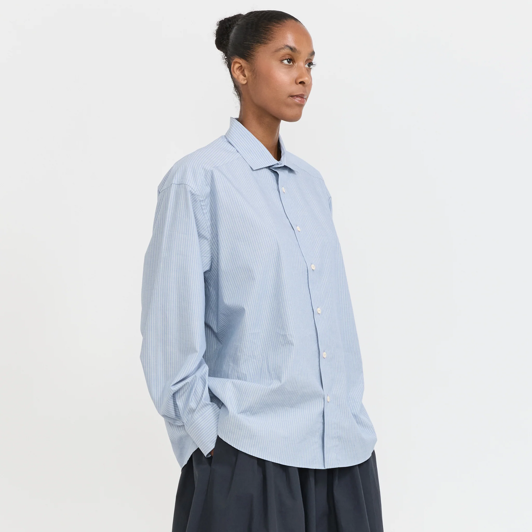 Claude Shirt Blue Stripe - Image 8