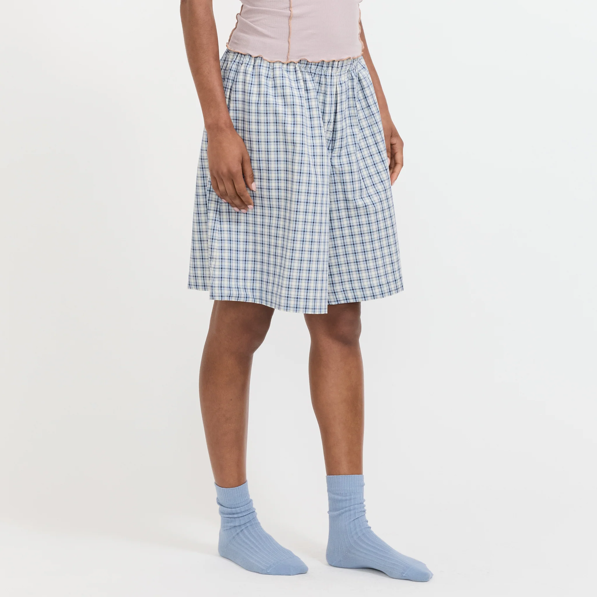 Claude Shorts Blue Check - Image 3