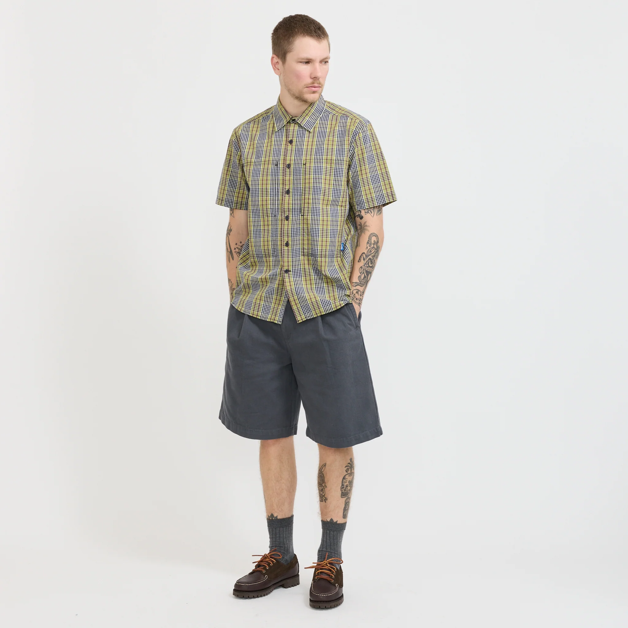 Cliff Short Sleeve Shirt Cedar Plaid - Image 2