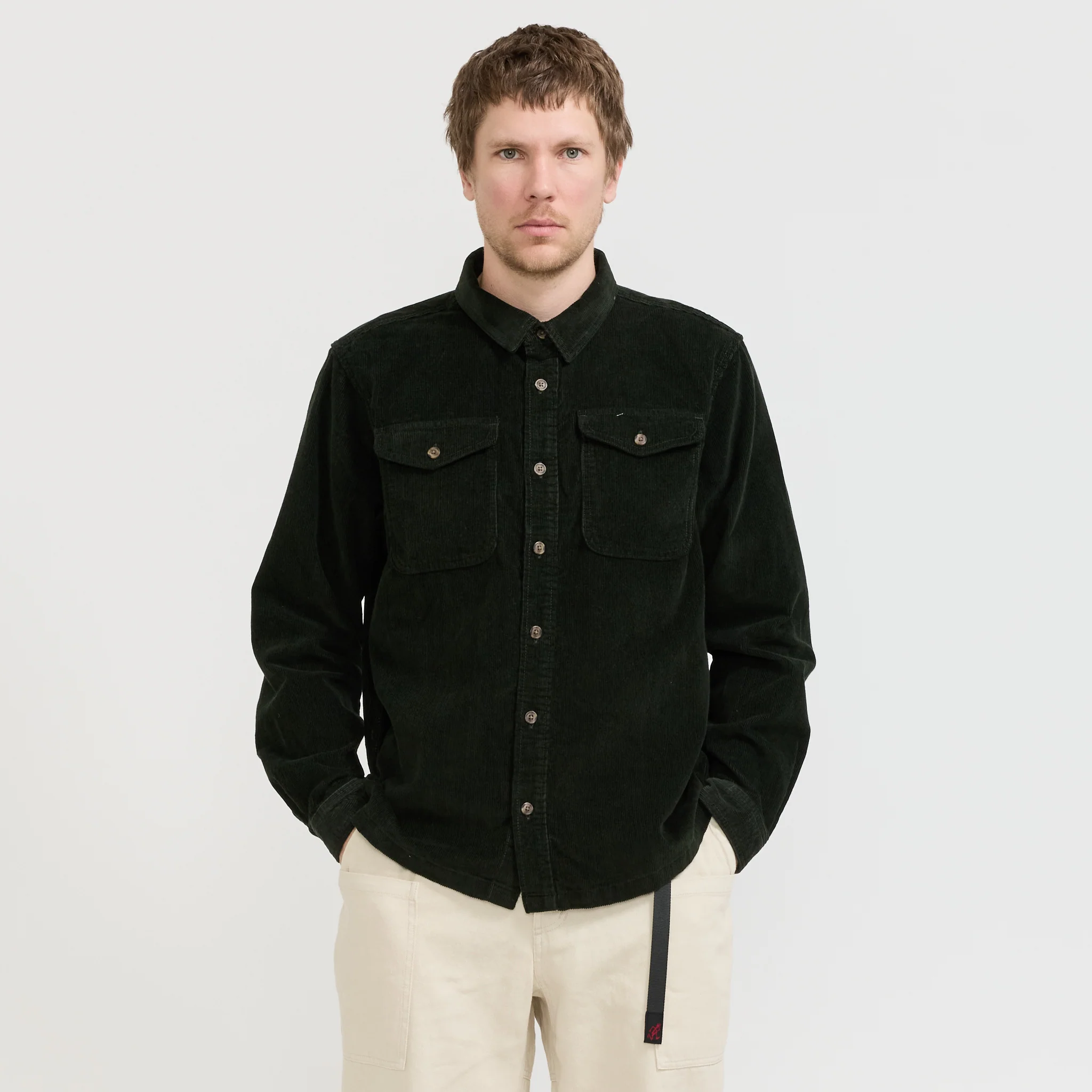 Corduroy Shirt Old Growth Green