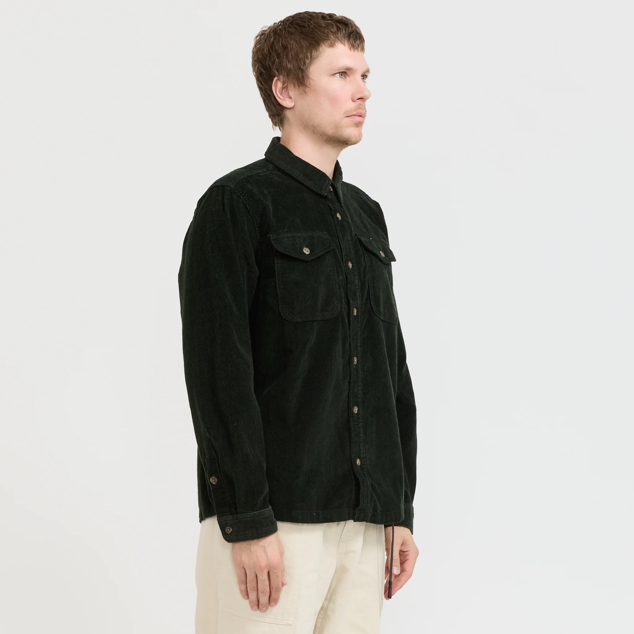 Corduroy Shirt Old Growth Green - Image 3