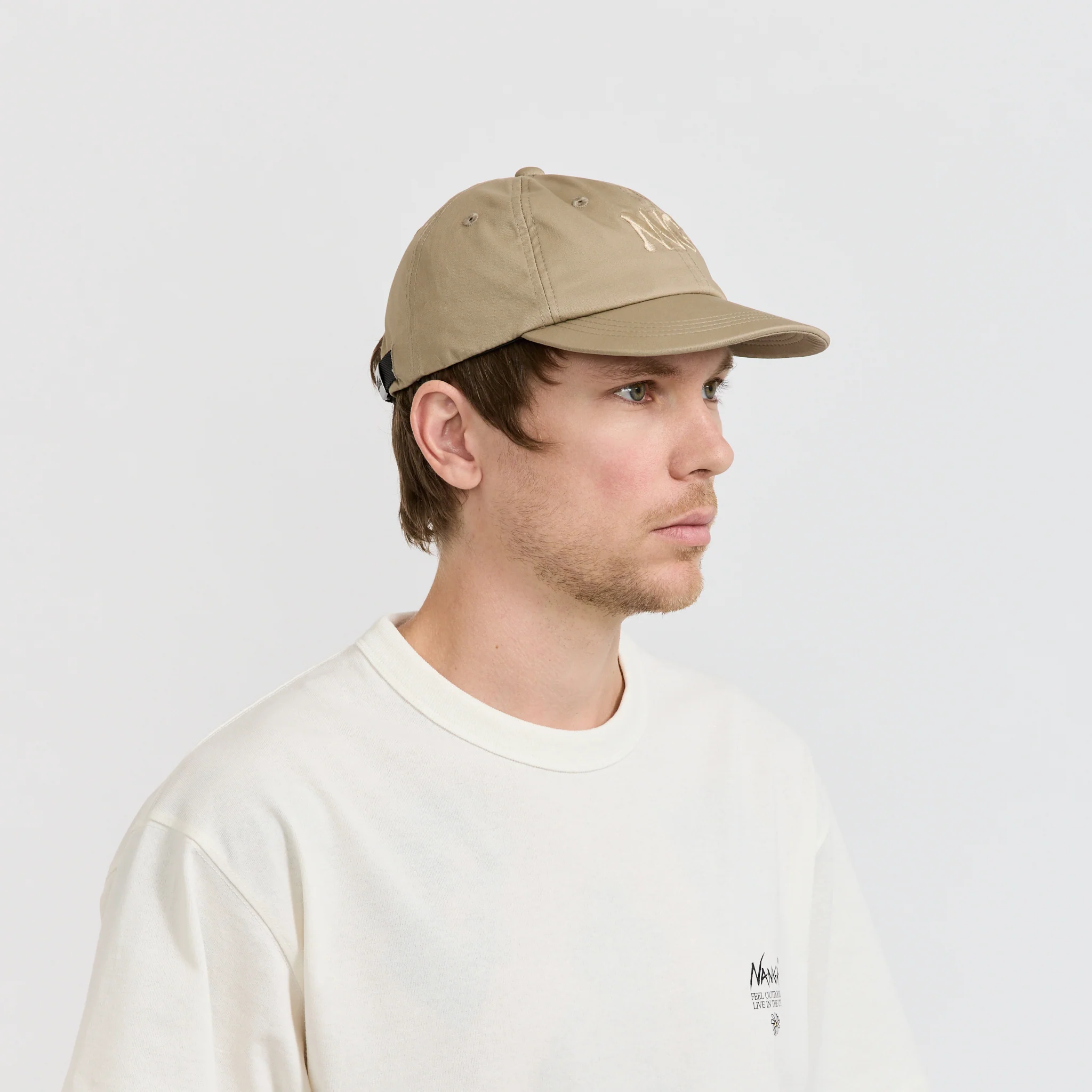Cotton Twill NNG Logo Cap Beige - Image 2