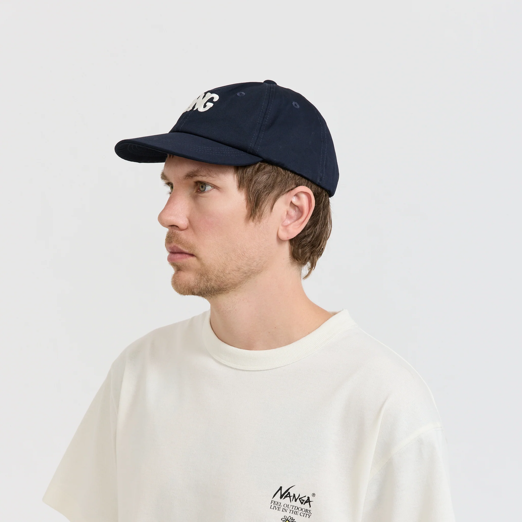 Cotton Twill NNG Logo Cap Navy - Image 3