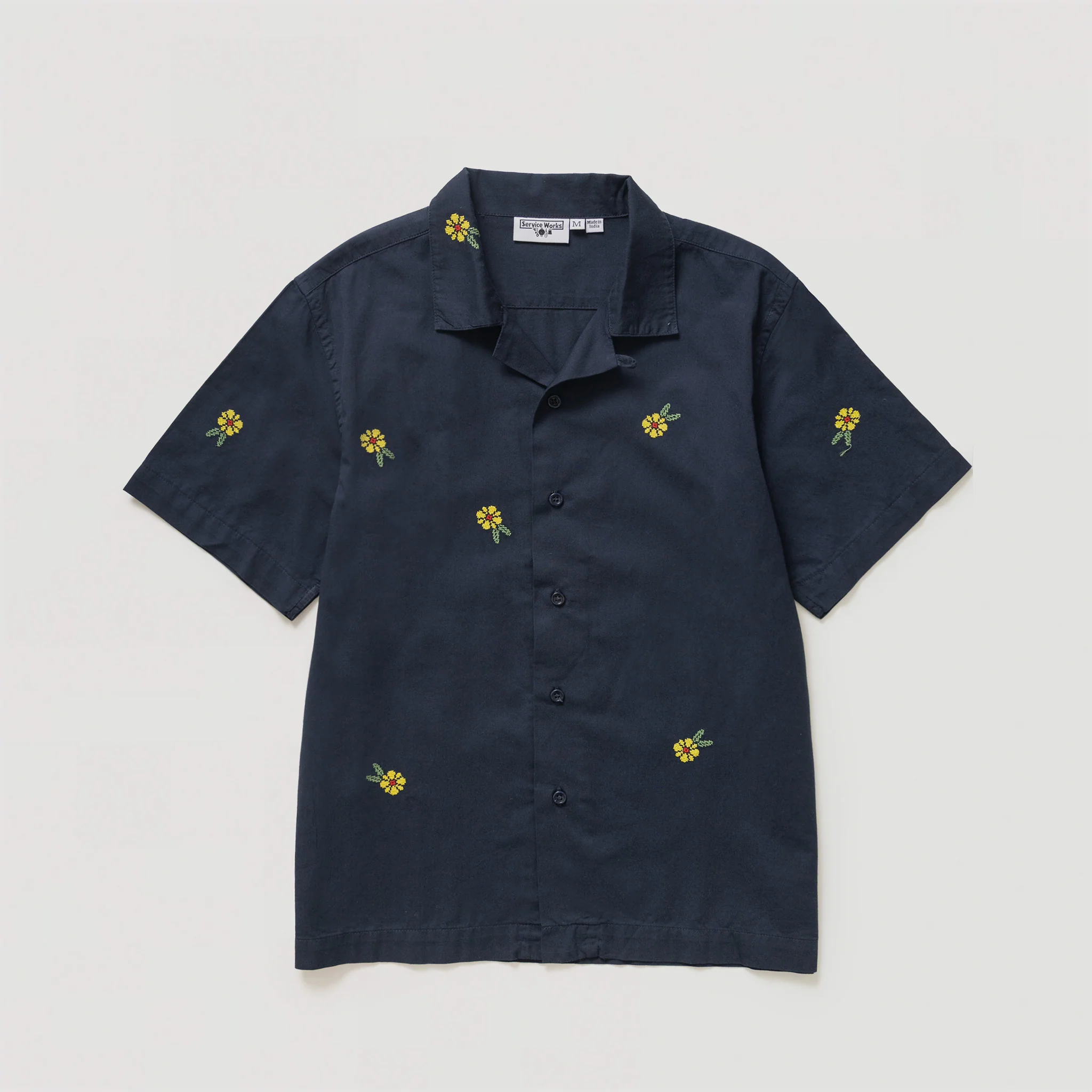 Cross Stitch Shirt Dark Navy