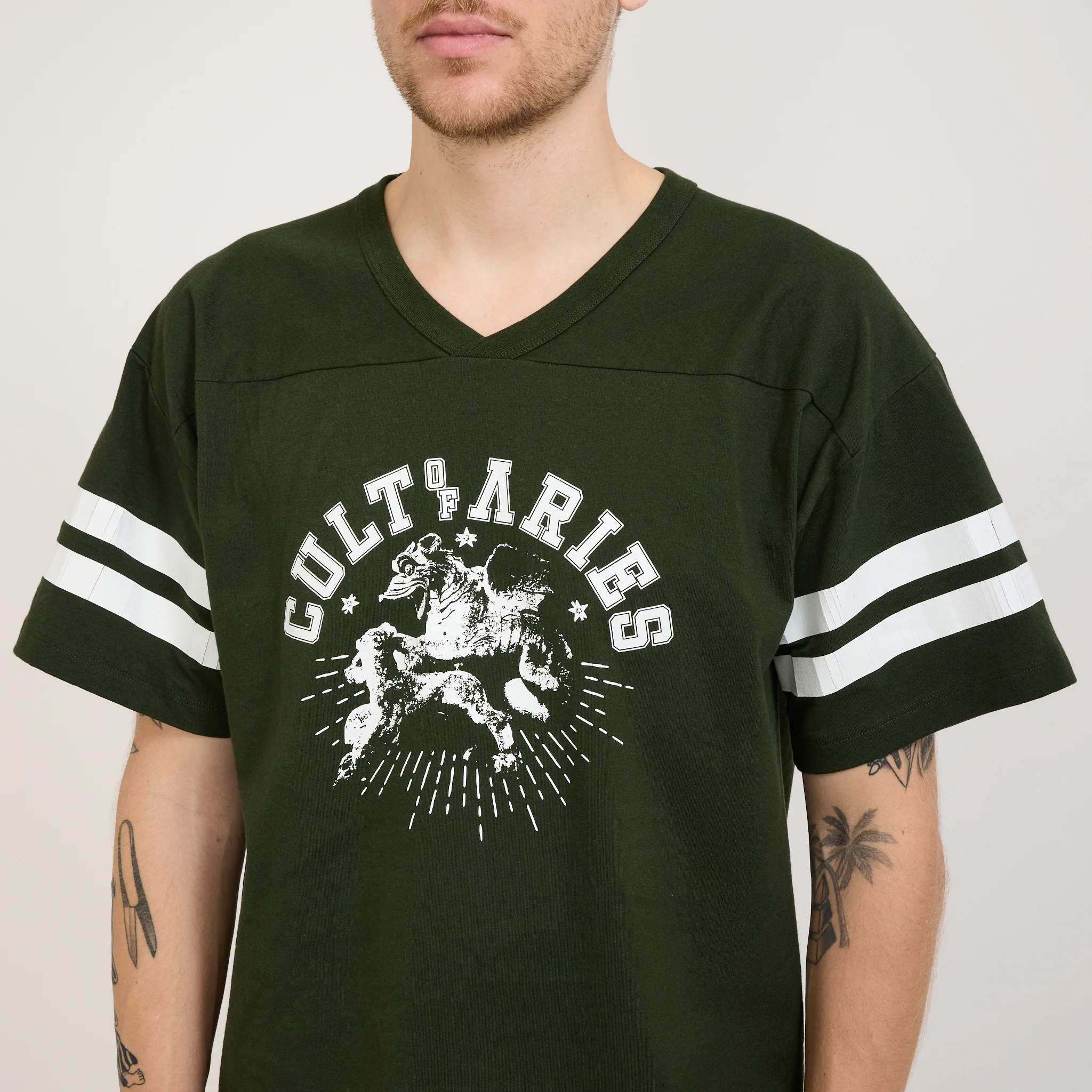 Cult Of Varsity SS Tee Forest Green - Image 4