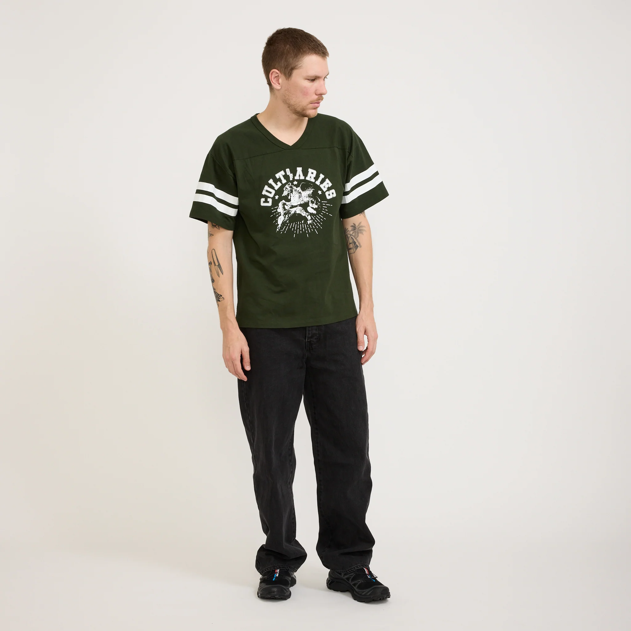 Cult Of Varsity SS Tee Forest Green - Image 6