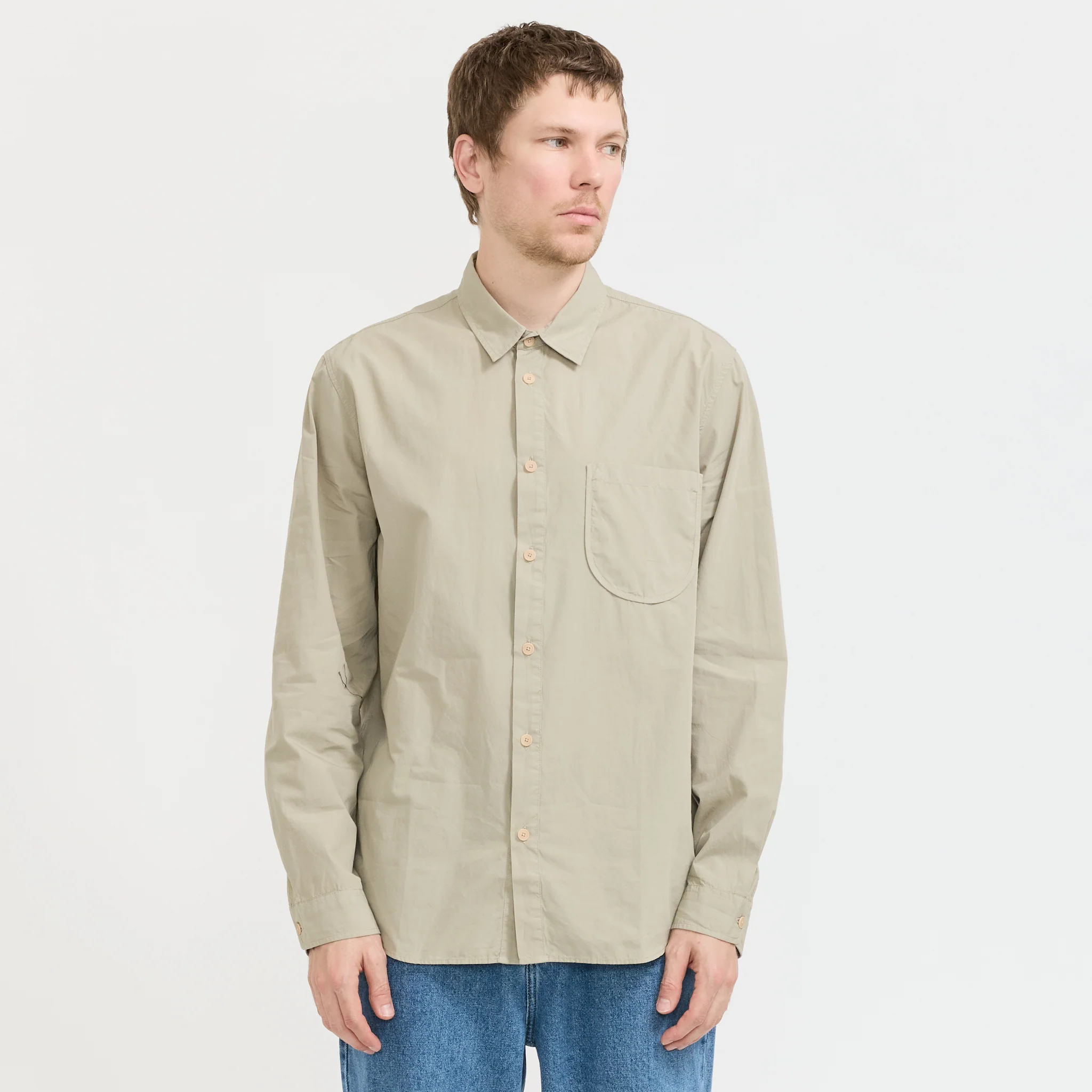 Curve Shirt Silver Sage