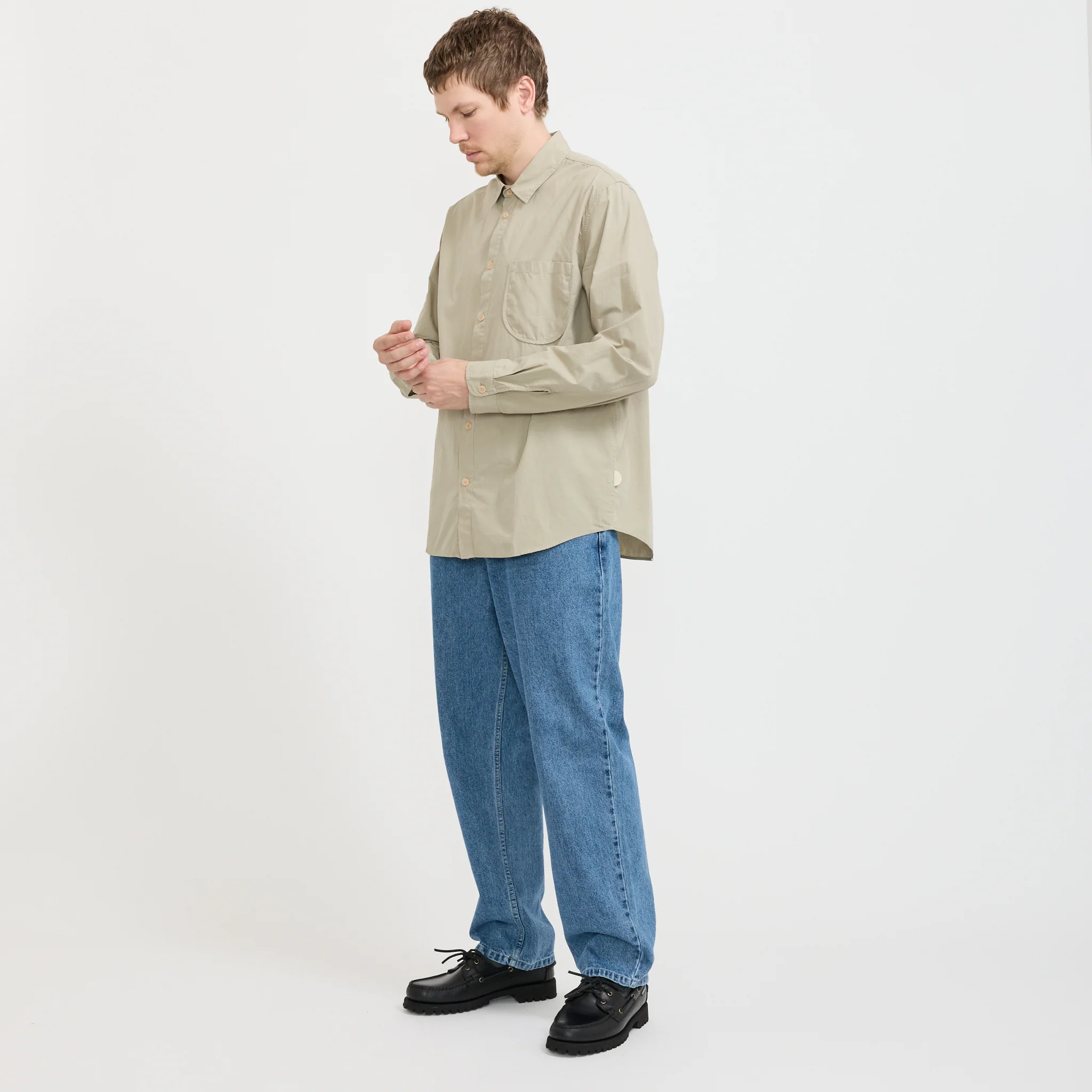 Curve Shirt Silver Sage - Image 2